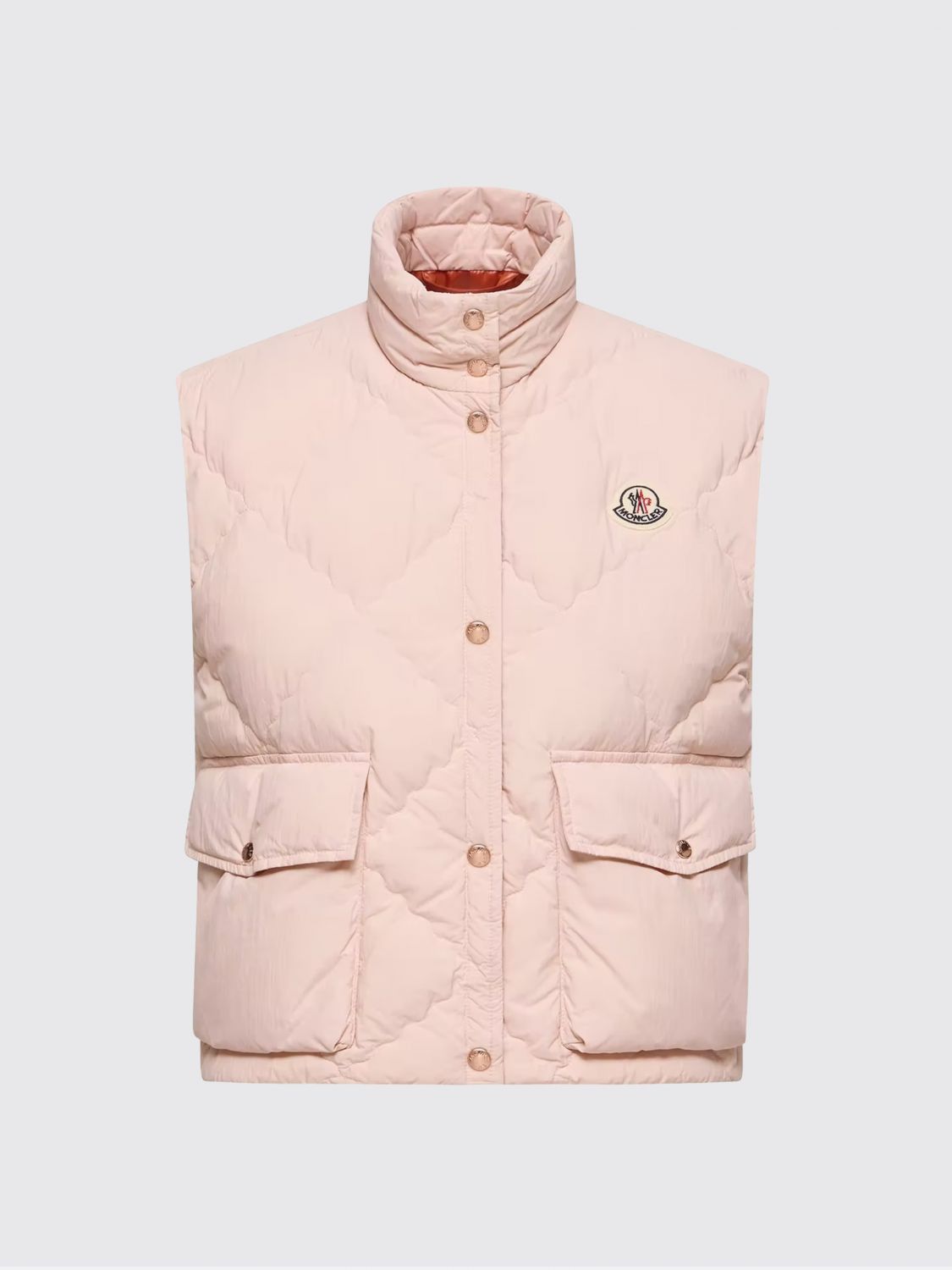 Moncler Moncler Waistcoat Woman Pink Size S / US 4 / IT 40 - 1 Preview