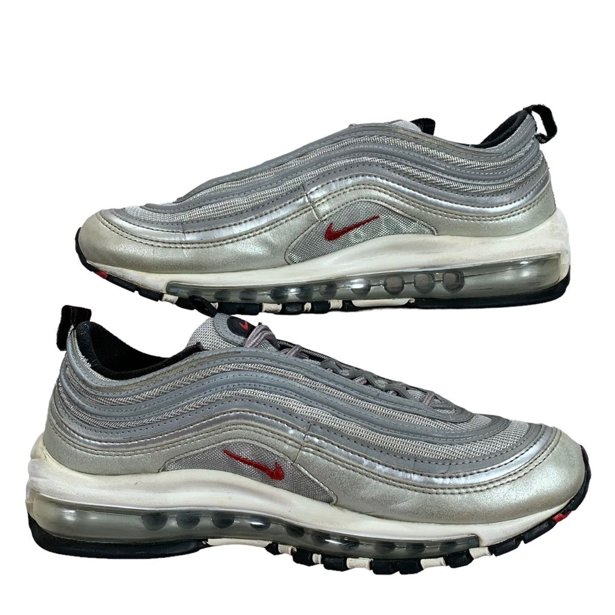 Nike Nike Air Max 97 Silver Bullet Metallic Silver 2017 Sneakers Size US 7 / EU 40 - 3 Thumbnail
