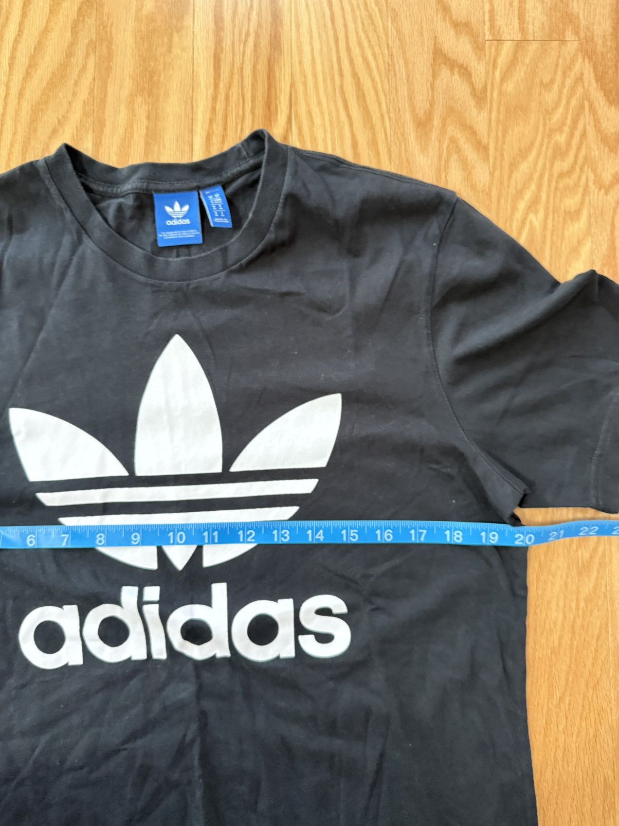 Adidas Adidas Trefoil Logo Black T Shirt Classic Graphic Tee Size US M / EU 48-50 / 2 - 3 Thumbnail