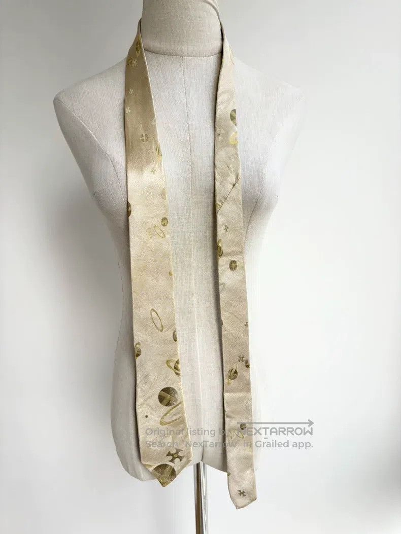 Vivienne Westwood Vivienne Westwood Golden Yellow Saturn Planet Tie with Sta Size ONE SIZE - 2 Thumbnail