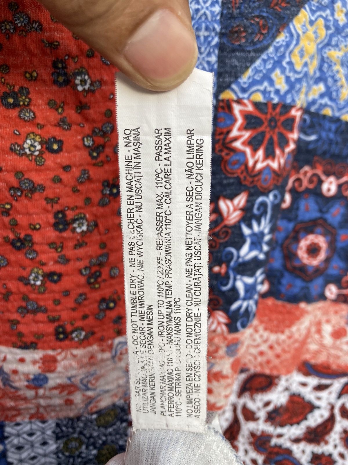 Zara Zara Patchwork Style Details Batik Style Kapital Boro Style Size M / US 6-8 / IT 42-44 - 19 Thumbnail