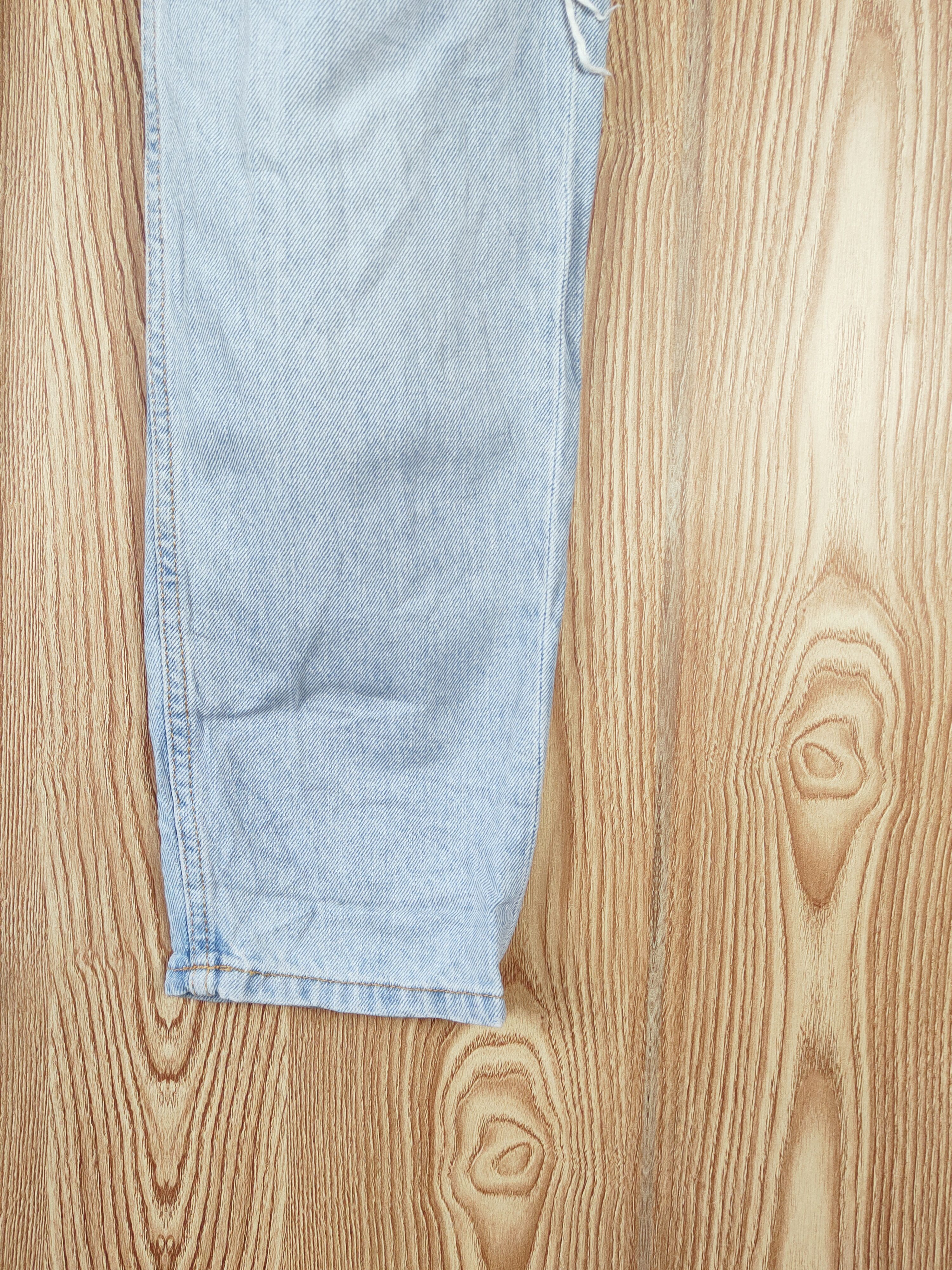 H&M × Japanese Brand VINTAGE 💥 &Denim ❌ H& M Blue Distressed Ripped Jeans Size US 32 / EU 48 - 6 Thumbnail