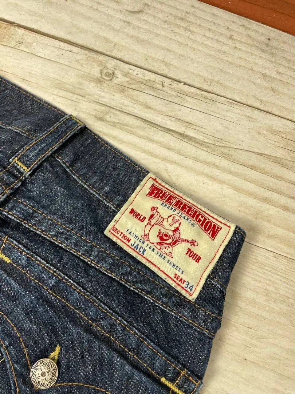 True Religion Vintage True Religion Jack Denim Jeans Japan Y2K Size US 30 / EU 46 - 12 Thumbnail