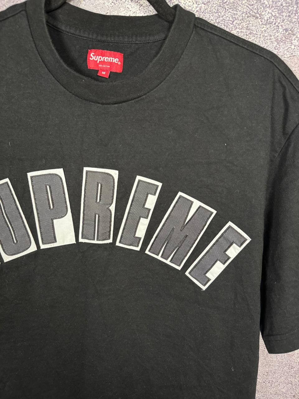 Supreme SS20 Supreme Arc Applique S/S Top Black Tee Medium Size US M / EU 48-50 / 2 - 7 Thumbnail
