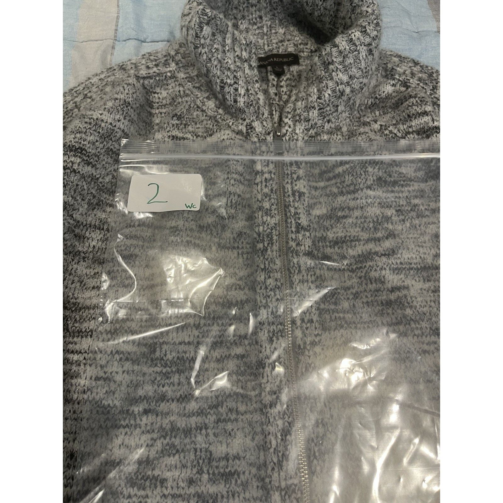 Banana Republic Banana Republic women's L lava grey zip sweater capelet Size L / US 10 / IT 46 - 8 Thumbnail