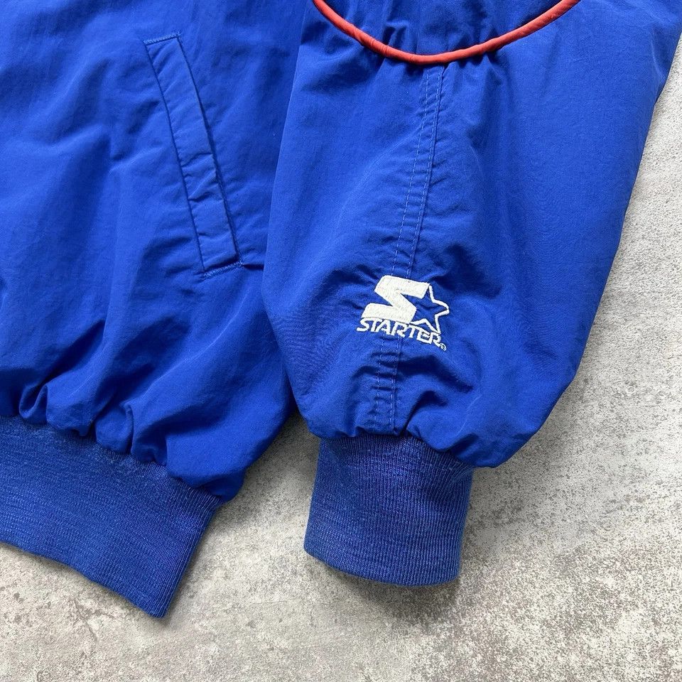 NFL × Starter × Vintage NEW YORK GIANTS STARTER SATIN JACKET MADE IN USA SIZE XL Size US XL / EU 56 / 4 - 3 Thumbnail
