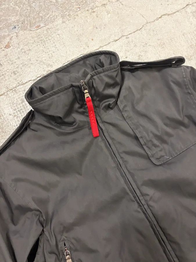 Prada 2000s Prada Black Classy Nylon Jacket Size XS / US 0-2 / IT 36-38 - 5 Thumbnail