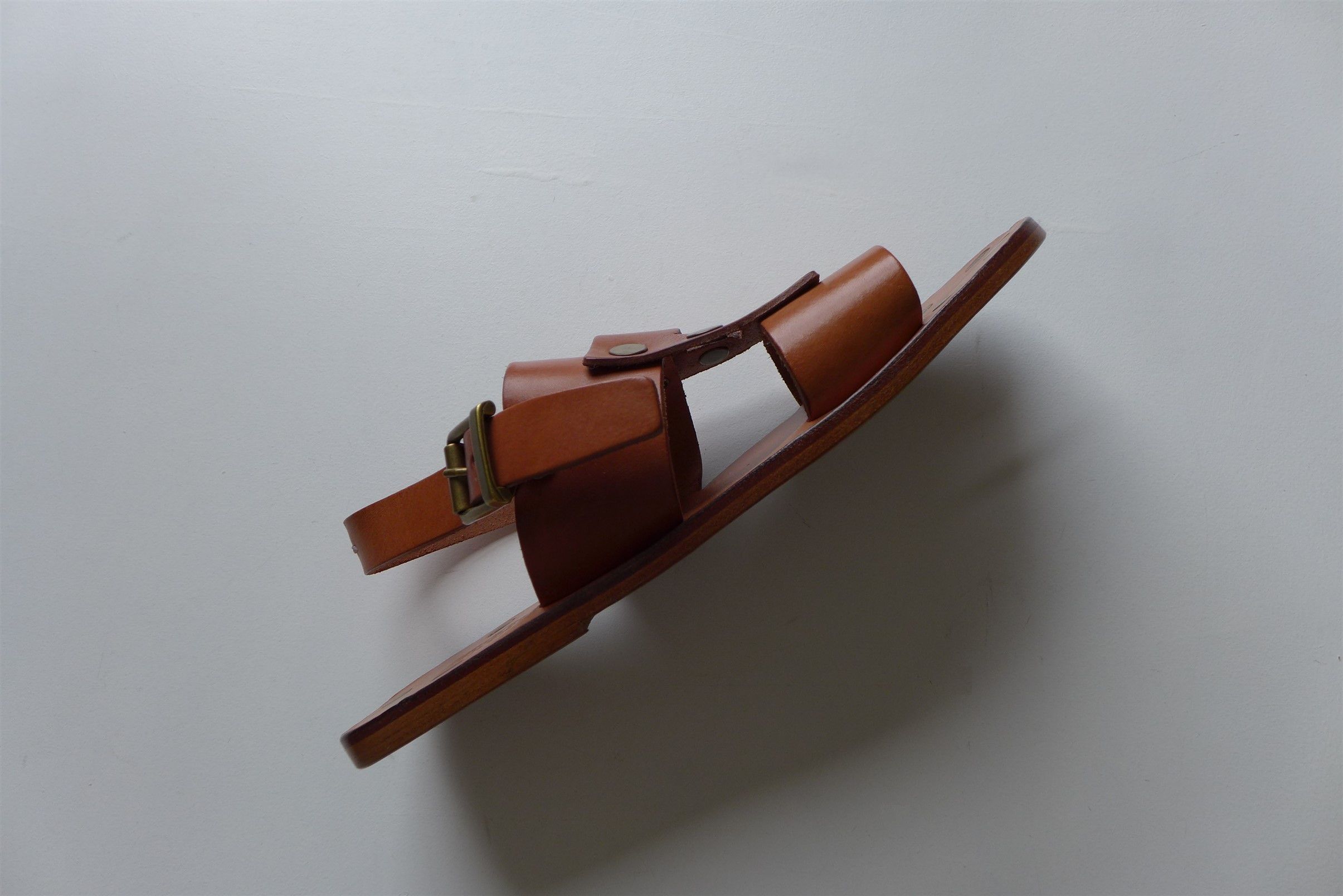 Maison Margiela *Size 39* Margiela Tabi Sandals - Brown Calf Leather Size US 6 / IT 36 - 10 Thumbnail