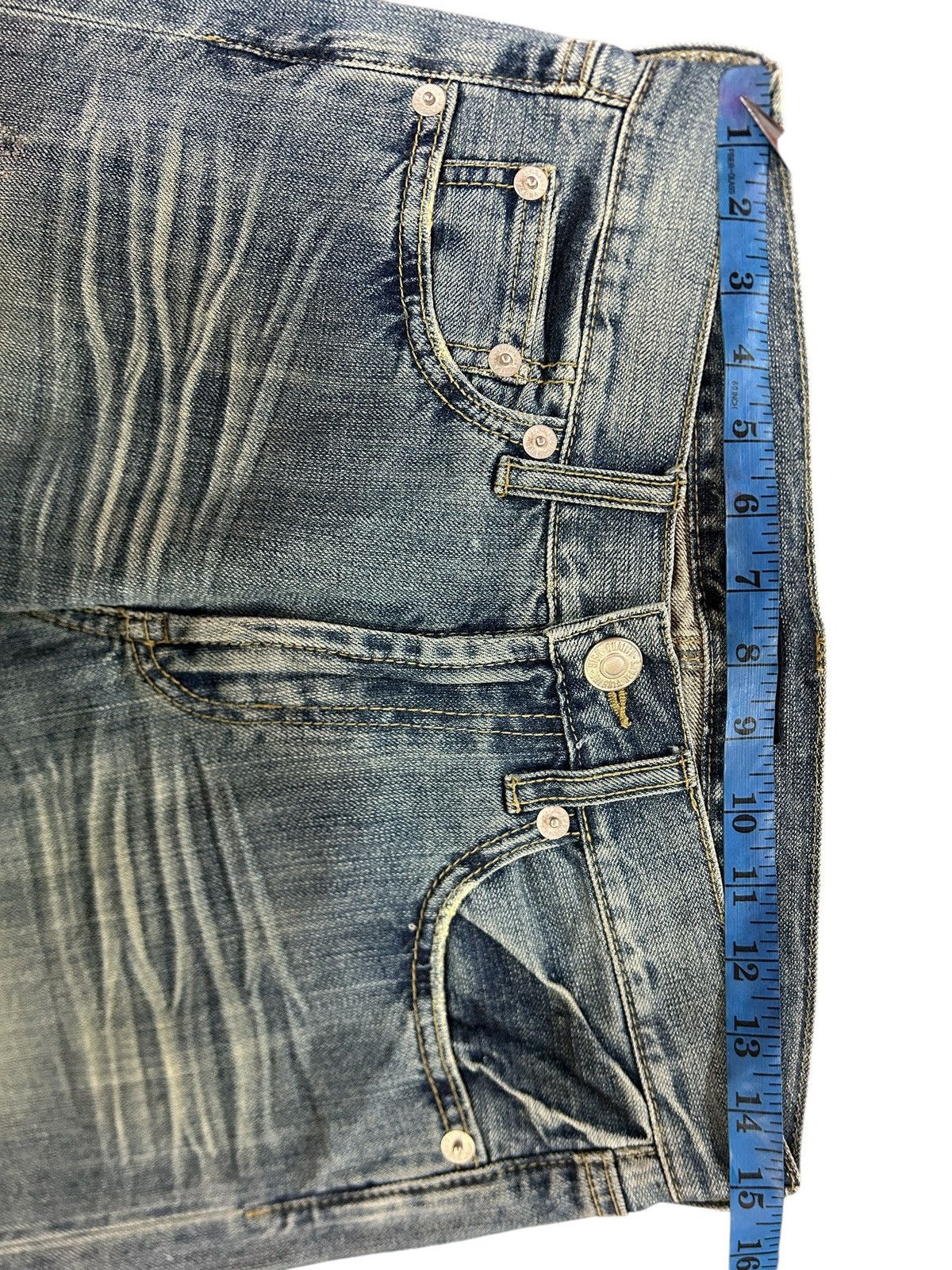 Designer × If Six Was Nine × Japanese Brand Vintage Theoria Rare Thunder Designs Rusty Japan Jeans Size US 30 / EU 46 - 12 Thumbnail