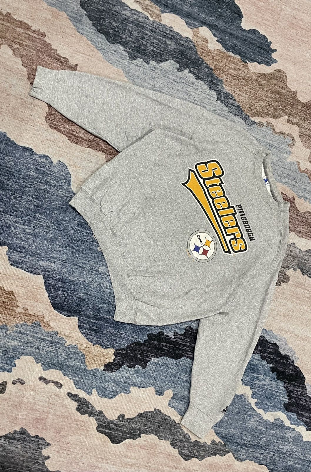 Starter VTG 1995 Pittsburgh Steelers NFL Made In USA Starter Sweater Size US XL / EU 56 / 4 - 4 Thumbnail