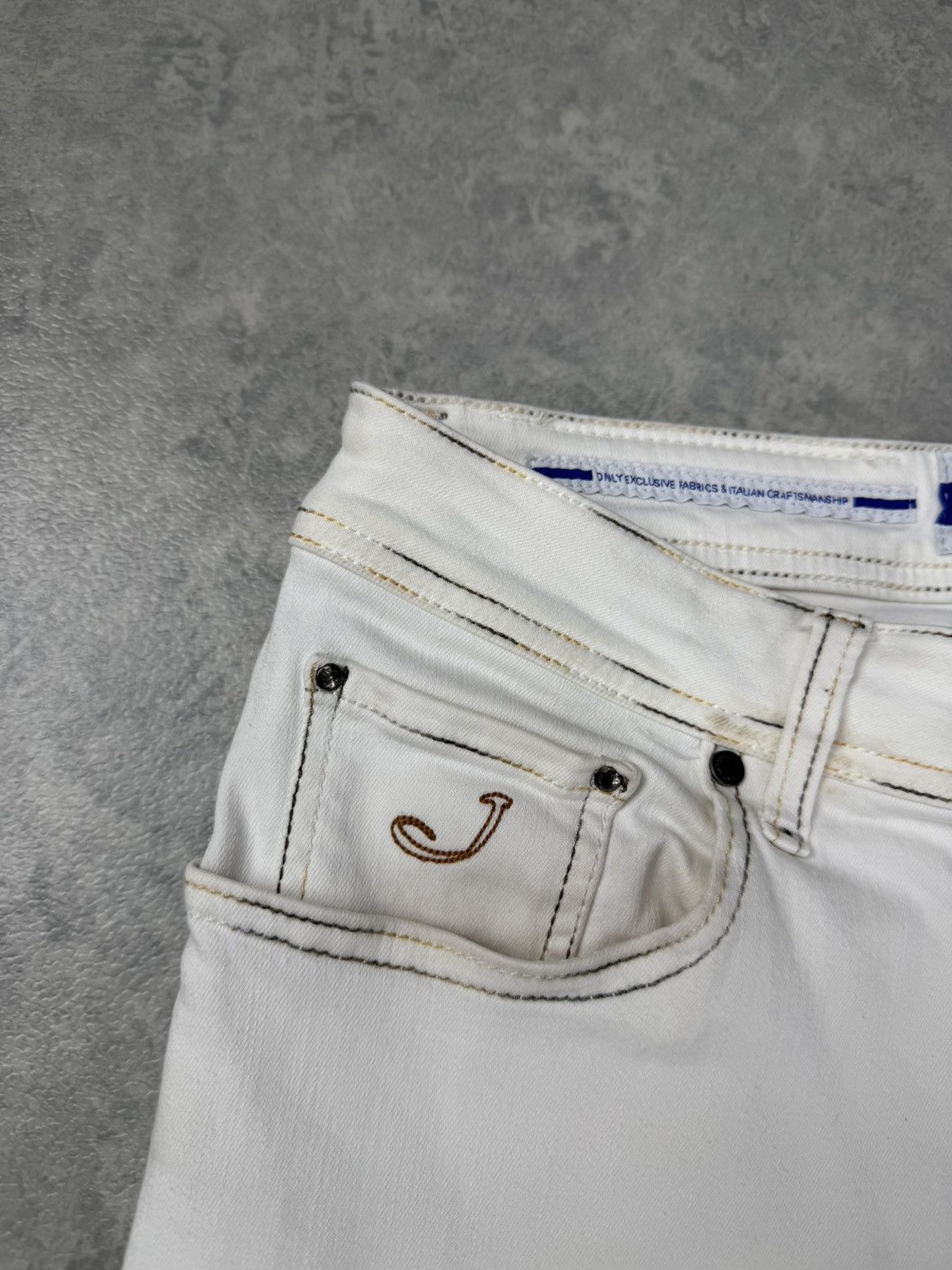 Jacob Cohen Jacob Cohen Bard White Denim Jeans Size 32 Size US 32 / EU 48 - 6 Thumbnail