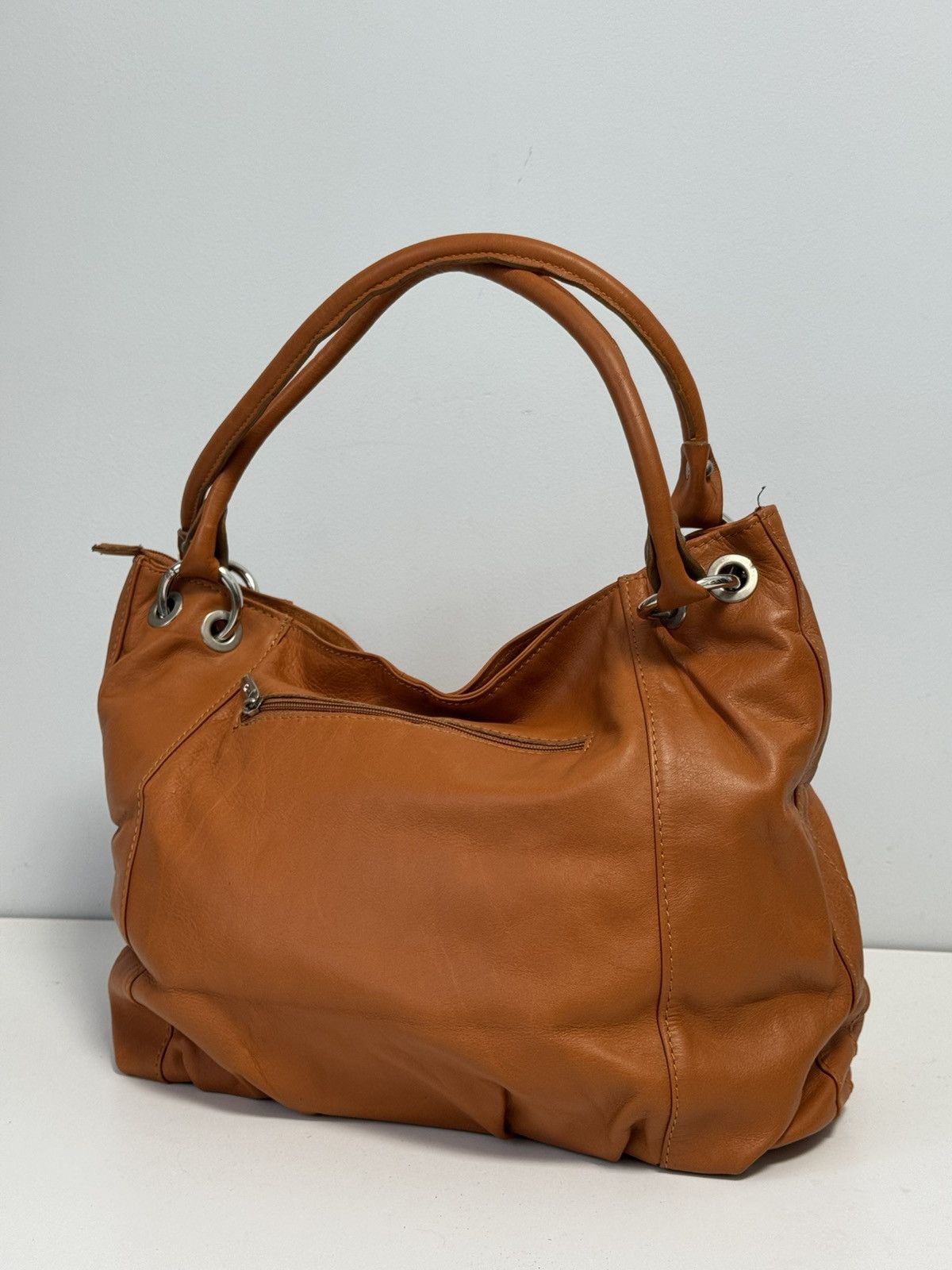 Genuine Leather Genuine leather crossbody shoulder bag Carmel color Size ONE SIZE - 10 Thumbnail