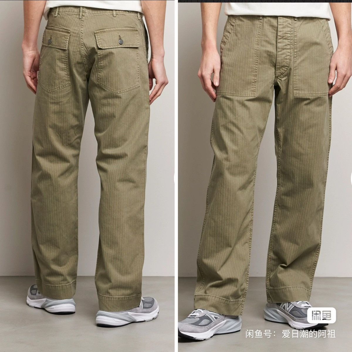 RRL Ralph Lauren RRL Double RL Herringbone Utility Trouser Size US 32 / EU 48 - 2 Thumbnail