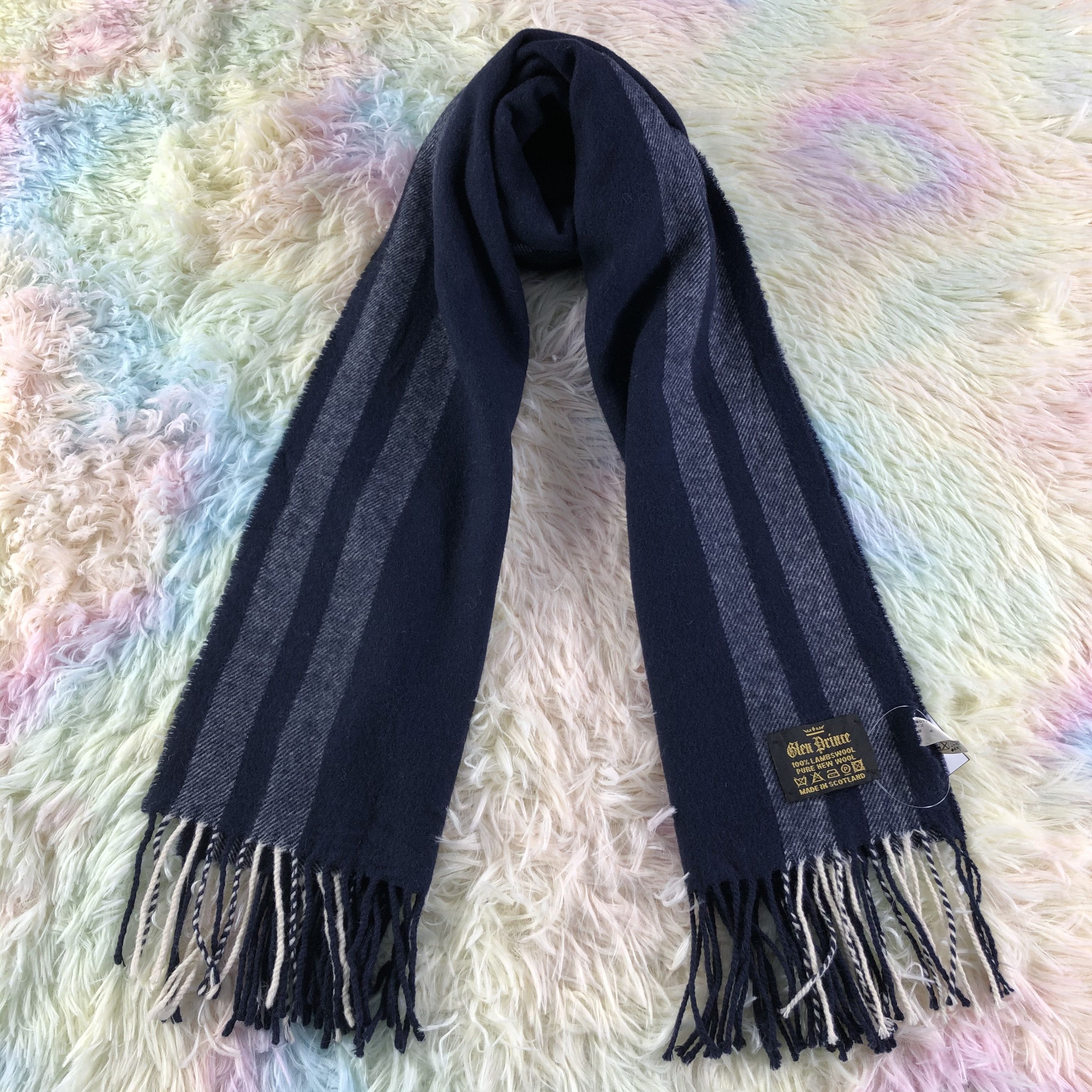 Vintage Glen Prince Scarf / Muffler / Neckwear - KM505 Size ONE SIZE - 1 Thumbnail