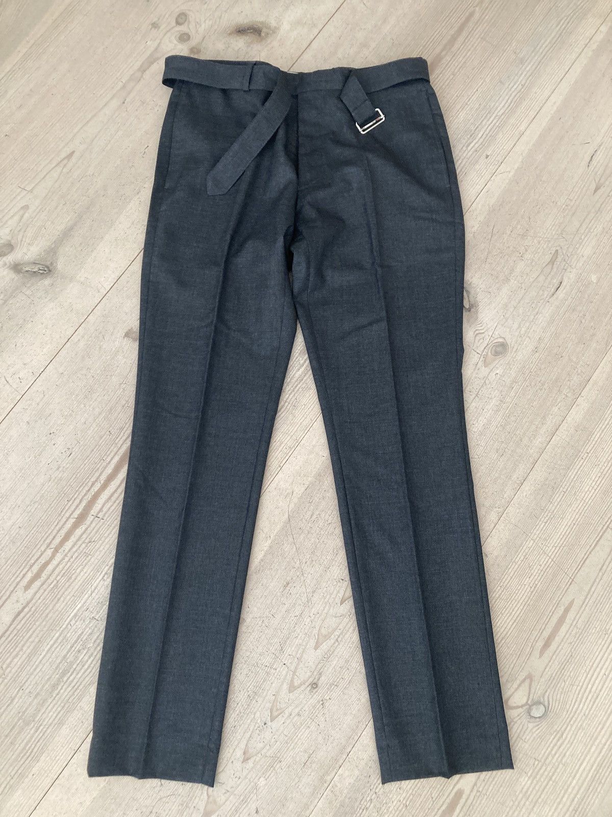 Officine Generale Officine Genéralé 100% Virgin Wool Grey Paul Pant (unworn) Size US 30 / EU 46 - 8 Thumbnail
