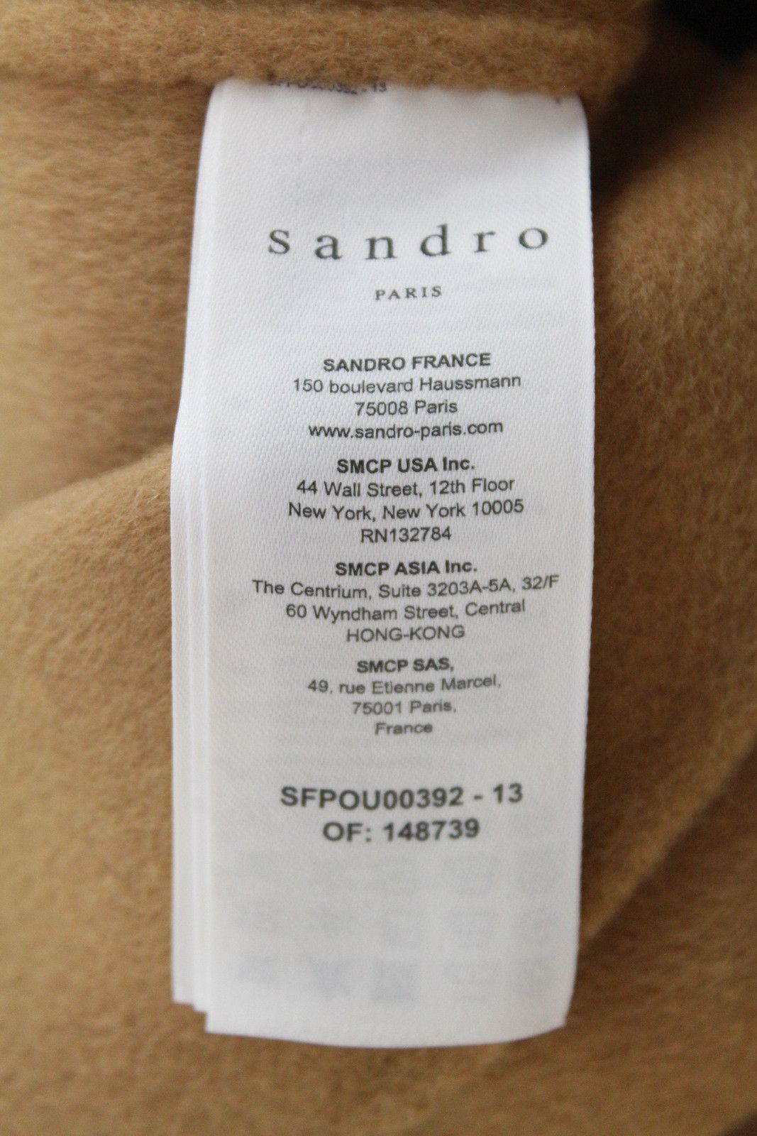 Sandro SANDRO Luciale Coat Womens EU 42 Wool Belted Tasselled Polo Size XL / US 12-14 / IT 48-50 - 6 Thumbnail