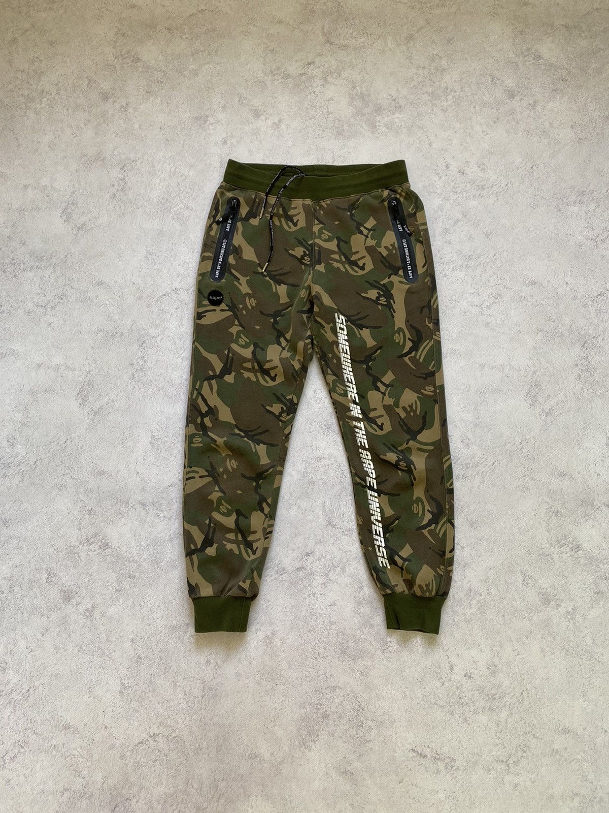 Aape Aape A Bathing Ape Mens Camo Joggers Size S Size US 28 / EU 44 - 1 Thumbnail