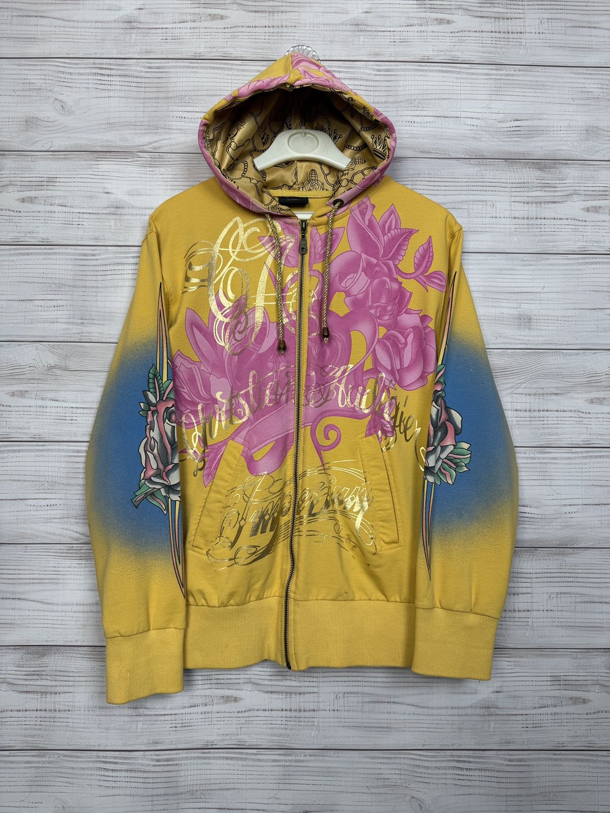 Christian Audigier Vintage Y2K Christian Audigier Hoodie Size US M / EU 48-50 / 2 - 1 Thumbnail