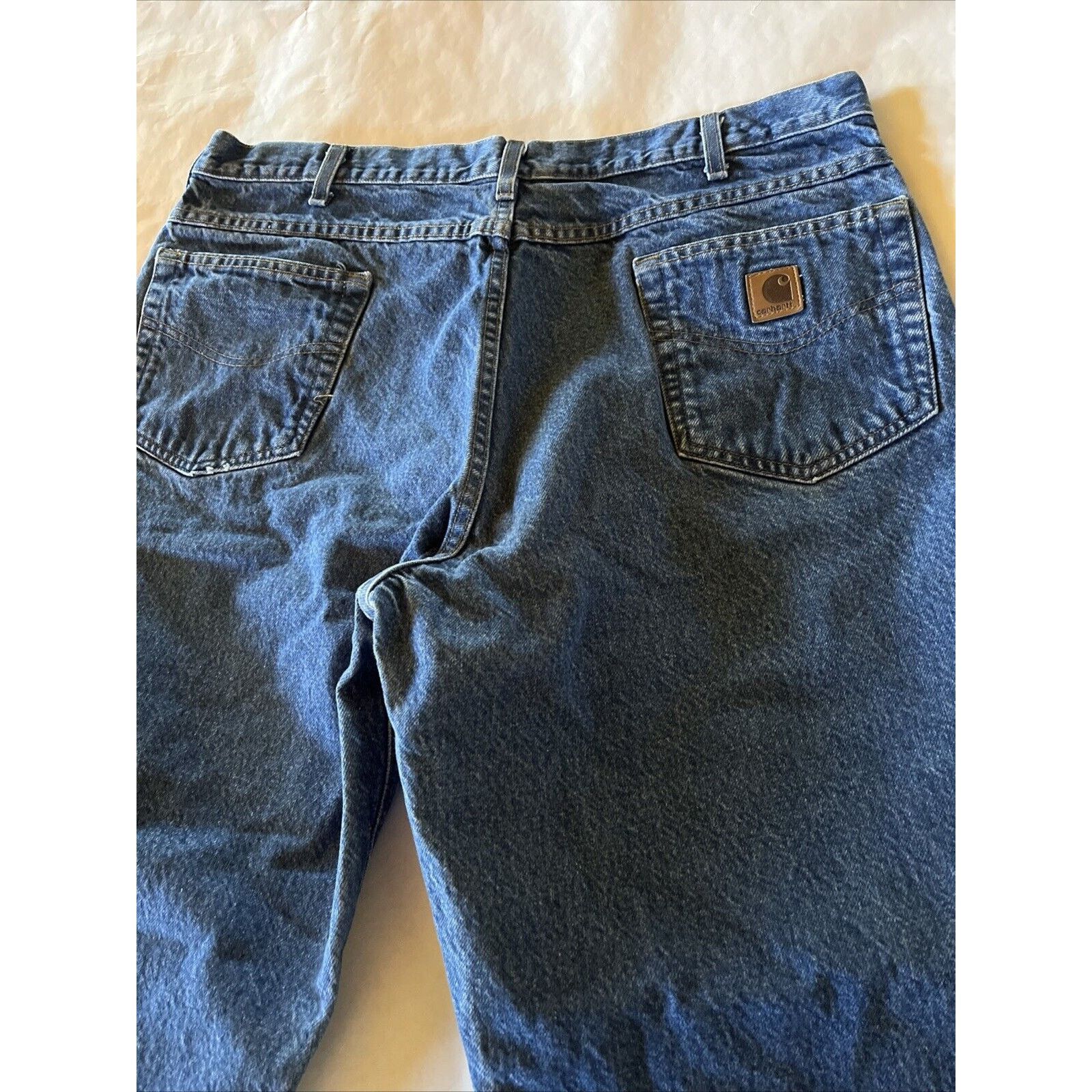 Carhartt Carhartt Jeans Men’s 38x30 Relaxed Fit Denim Blue Dark Wash Size US 38 / EU 54 - 11 Thumbnail