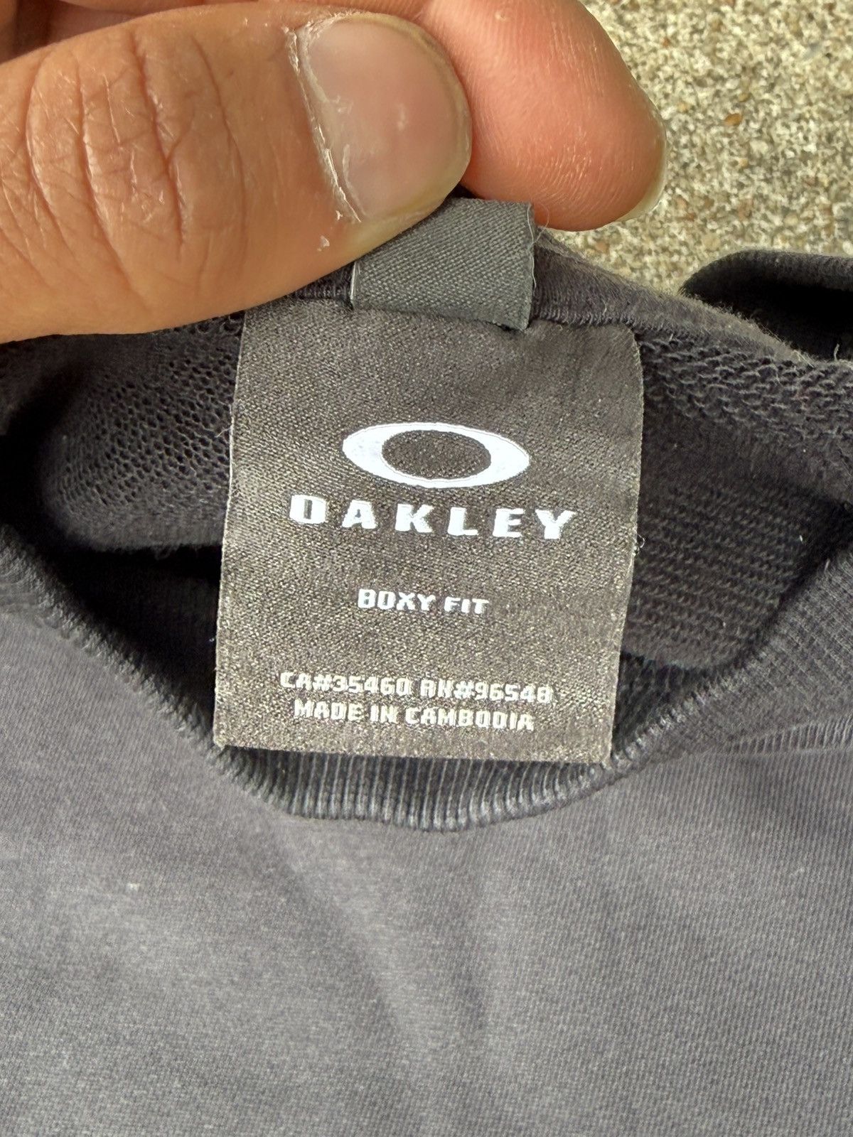 Oakley Oakley B1B Repeated Crewneck Blackout Sweatshirt Size US XL / EU 56 / 4 - 5 Thumbnail