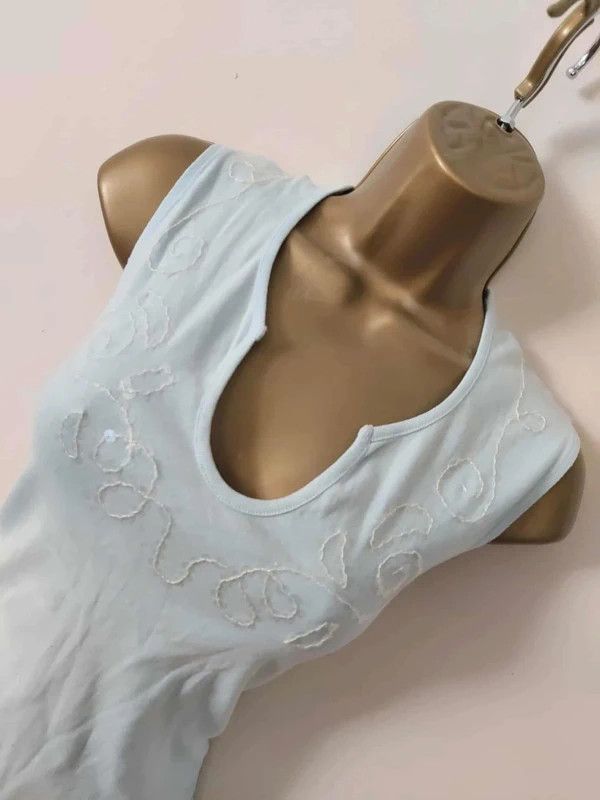 Vintage Vintage vest top Size L / US 10 / IT 46 - 2 Thumbnail