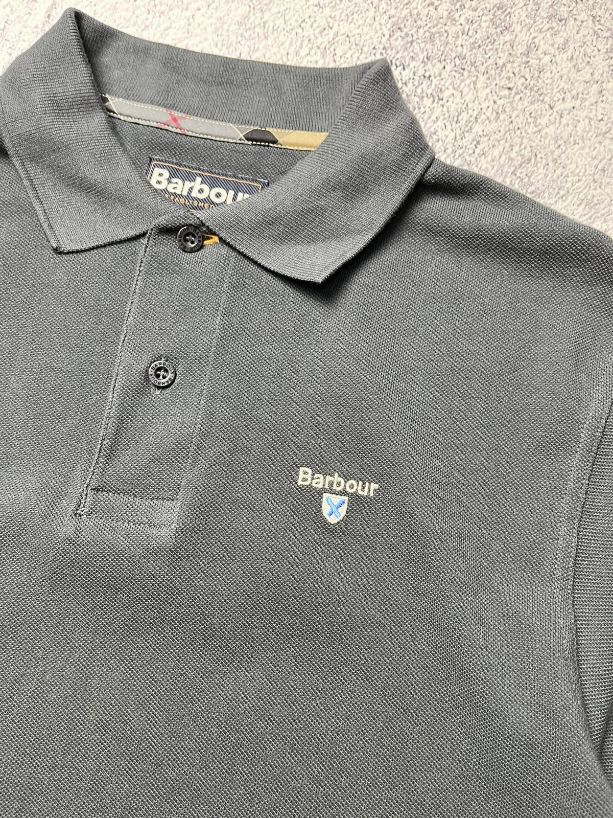 Barbour Vintage Mens Polo Barbour Logo T-Shirt Top Size US M / EU 48-50 / 2 - 7 Thumbnail