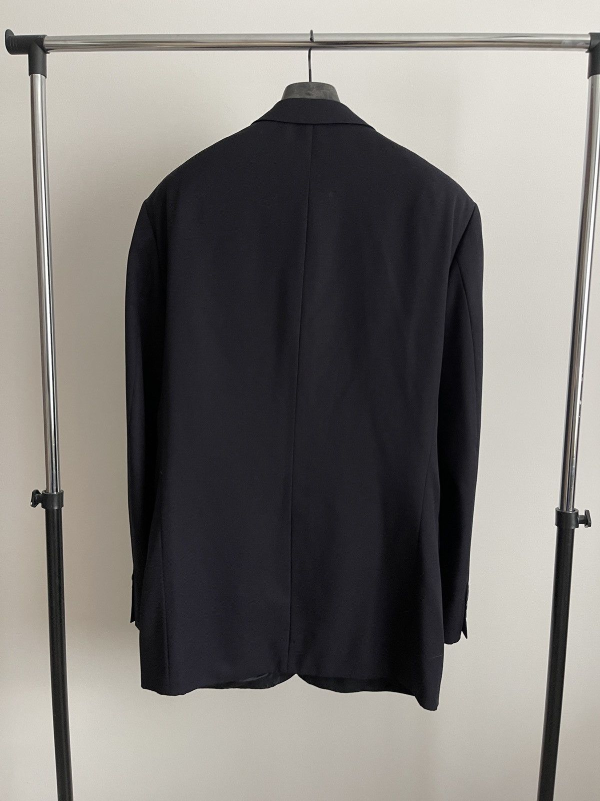 Hugo Boss Vintage hugo boss dark blue wool blazer classic jacket 42L Size 42L - 3 Thumbnail