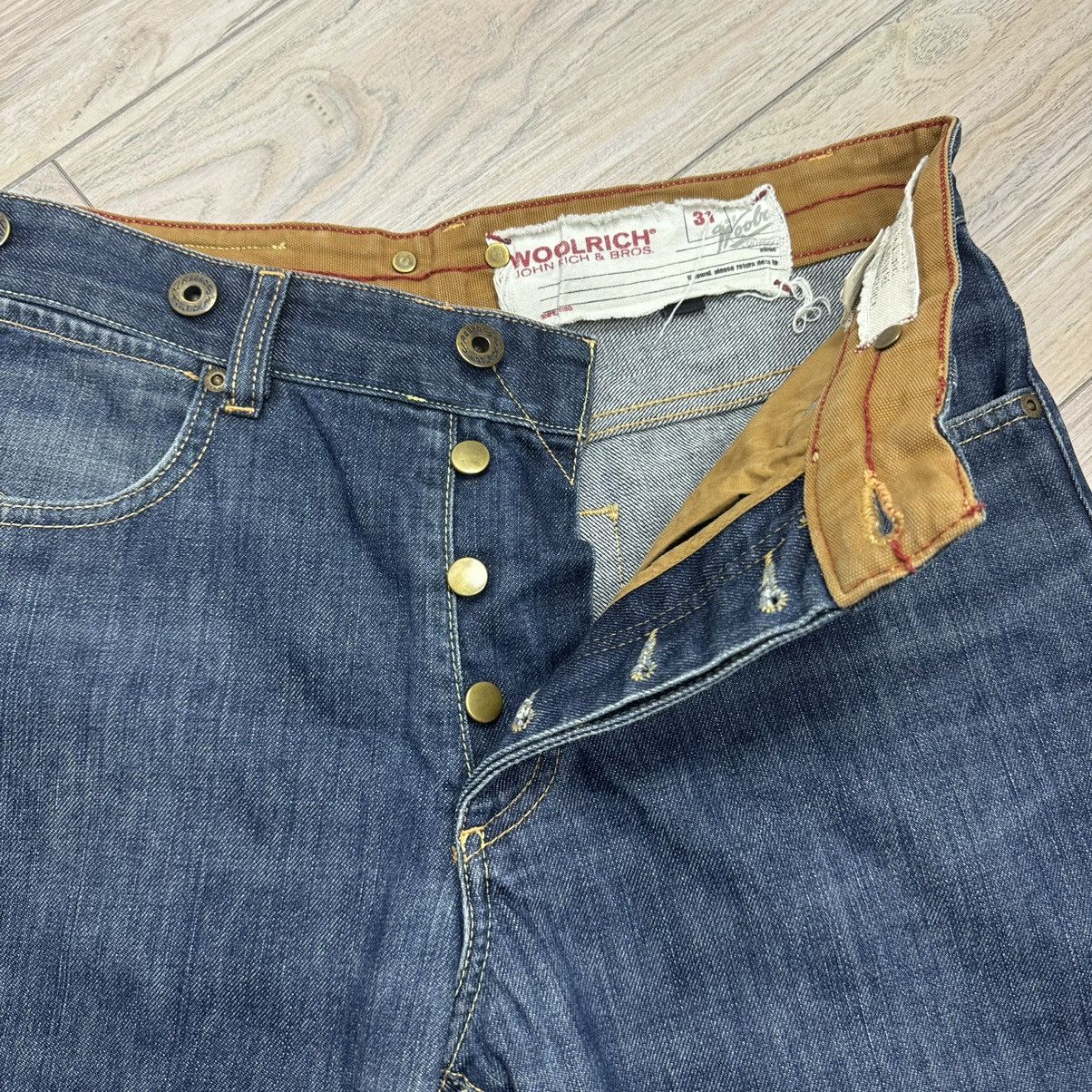 Vintage Rare Vintage Woolrich Outdoor Essential Blue Denim Jeans Size US 31 - 12 Thumbnail