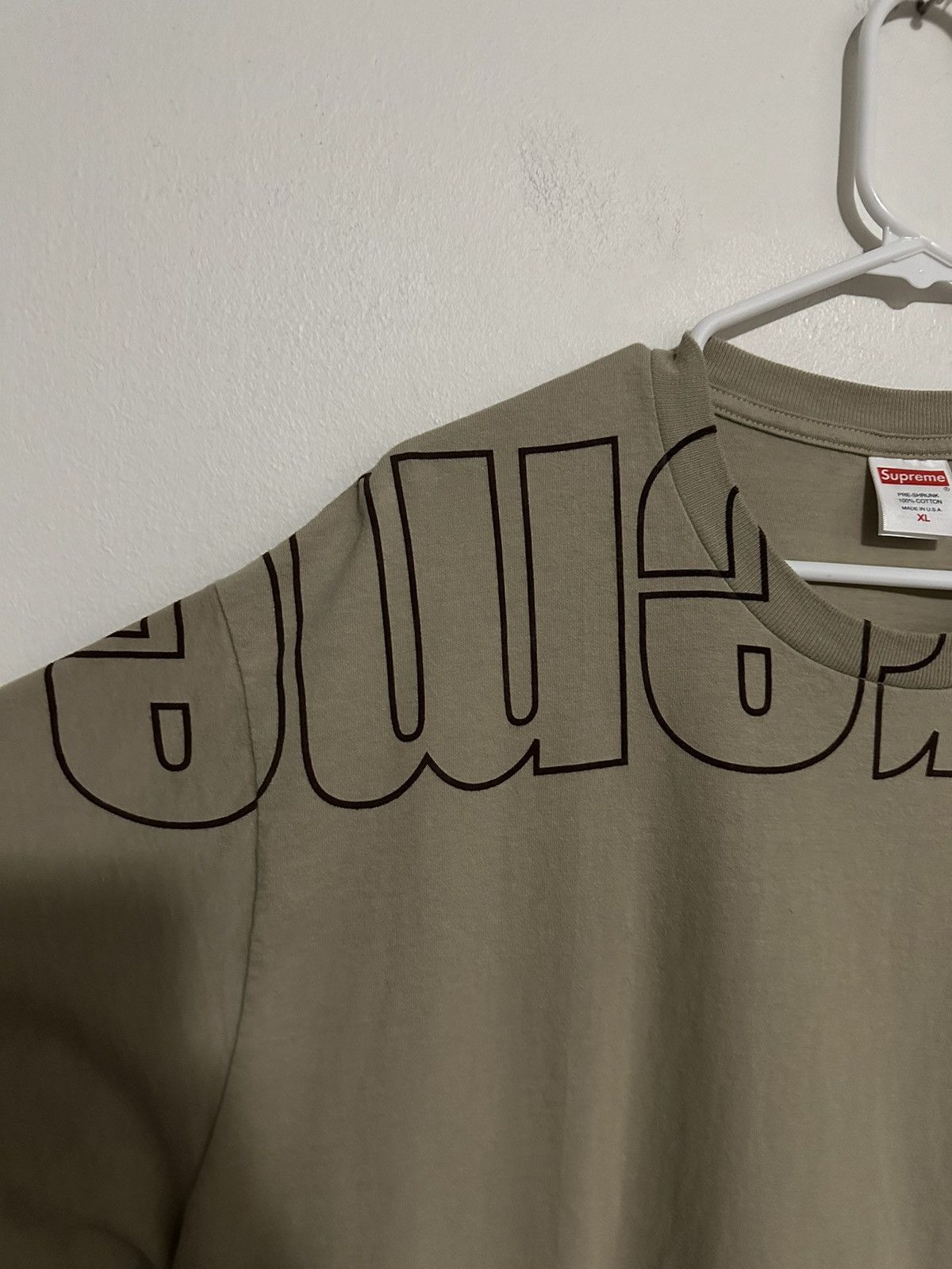 Supreme Supreme Upside Down Tee Size US XL / EU 56 / 4 - 2 Thumbnail