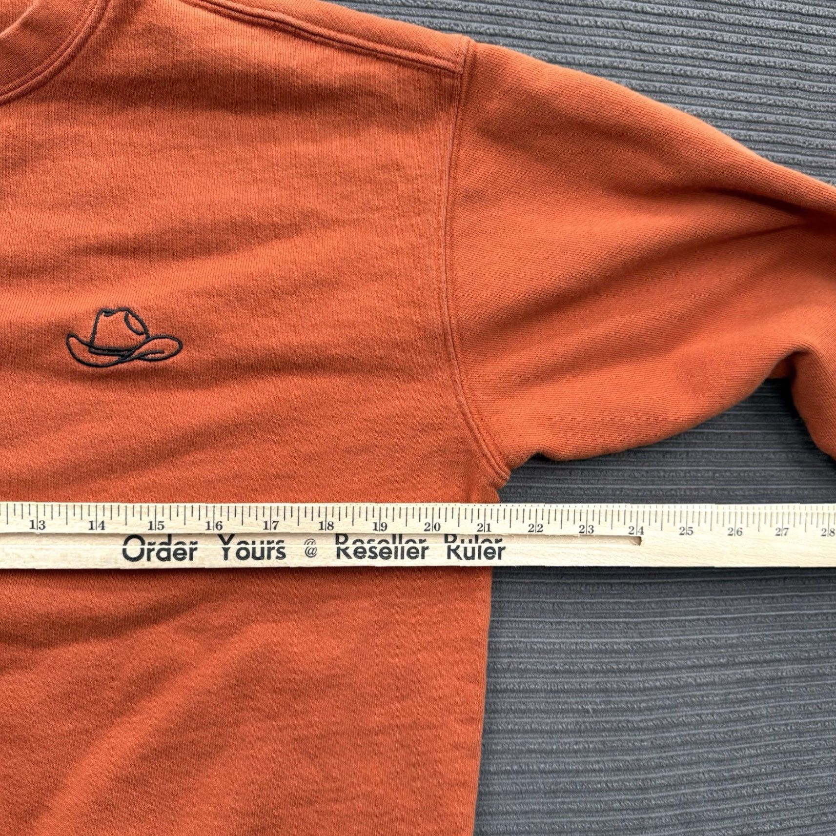 Vintage Mugsy Sweatshirt Men Small Orange Cotton Long Sleeve Crewneck Outdoors Casual Size US S / EU 44-46 / 1 - 4 Thumbnail