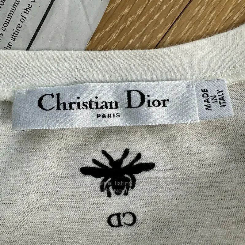 Dior Dior White Cotton Women's T. Size XS / US 0-2 / IT 36-38 - 7 Thumbnail