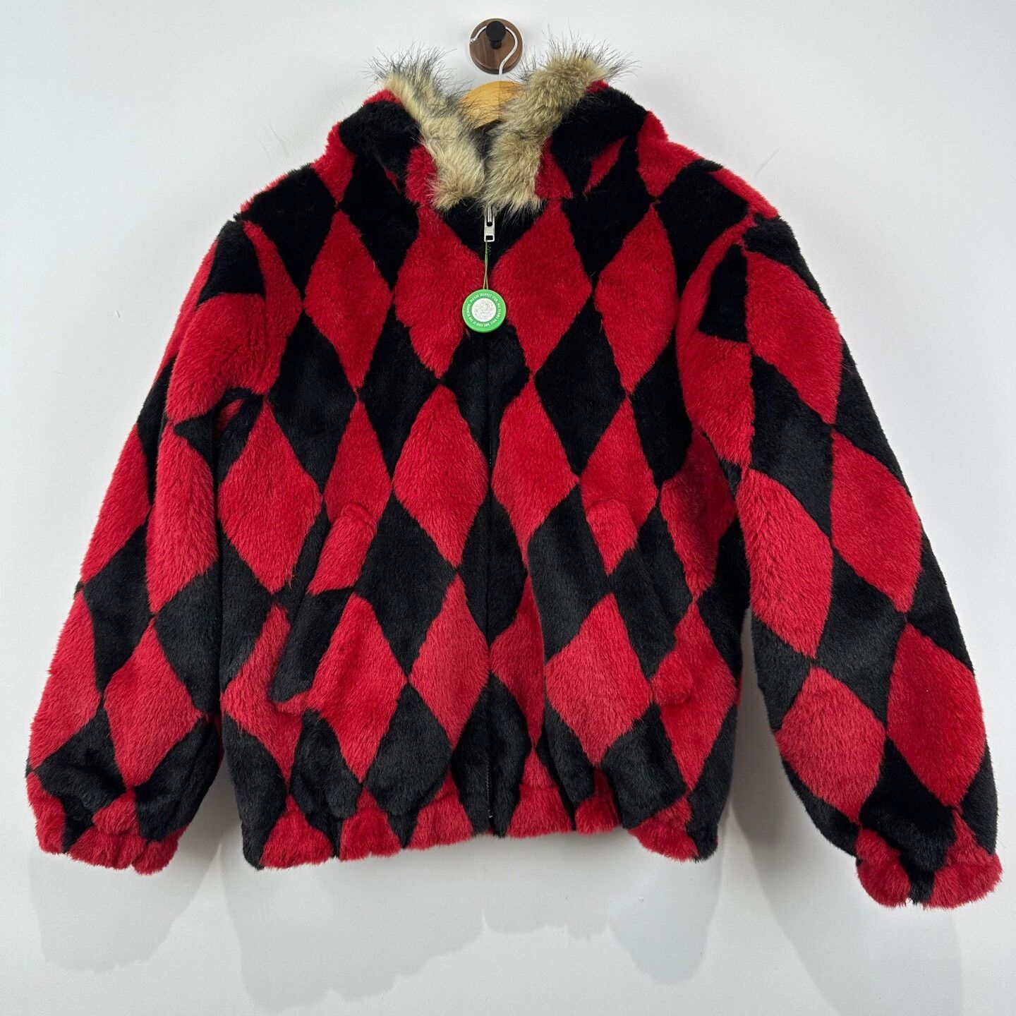 Supreme Supreme Diamond Pattern Fur Coat Size S / US 4 / IT 40 - 1 Thumbnail