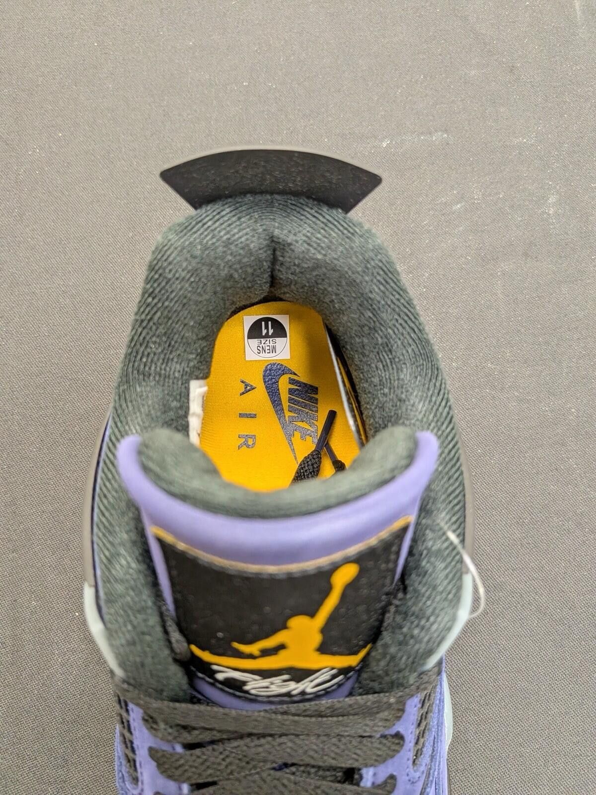 Jordan Brand Nike Air Jordan 4 Lakers Imperial Purple Violet FV5029-500 Size US 11 / EU 44 - 4 Thumbnail