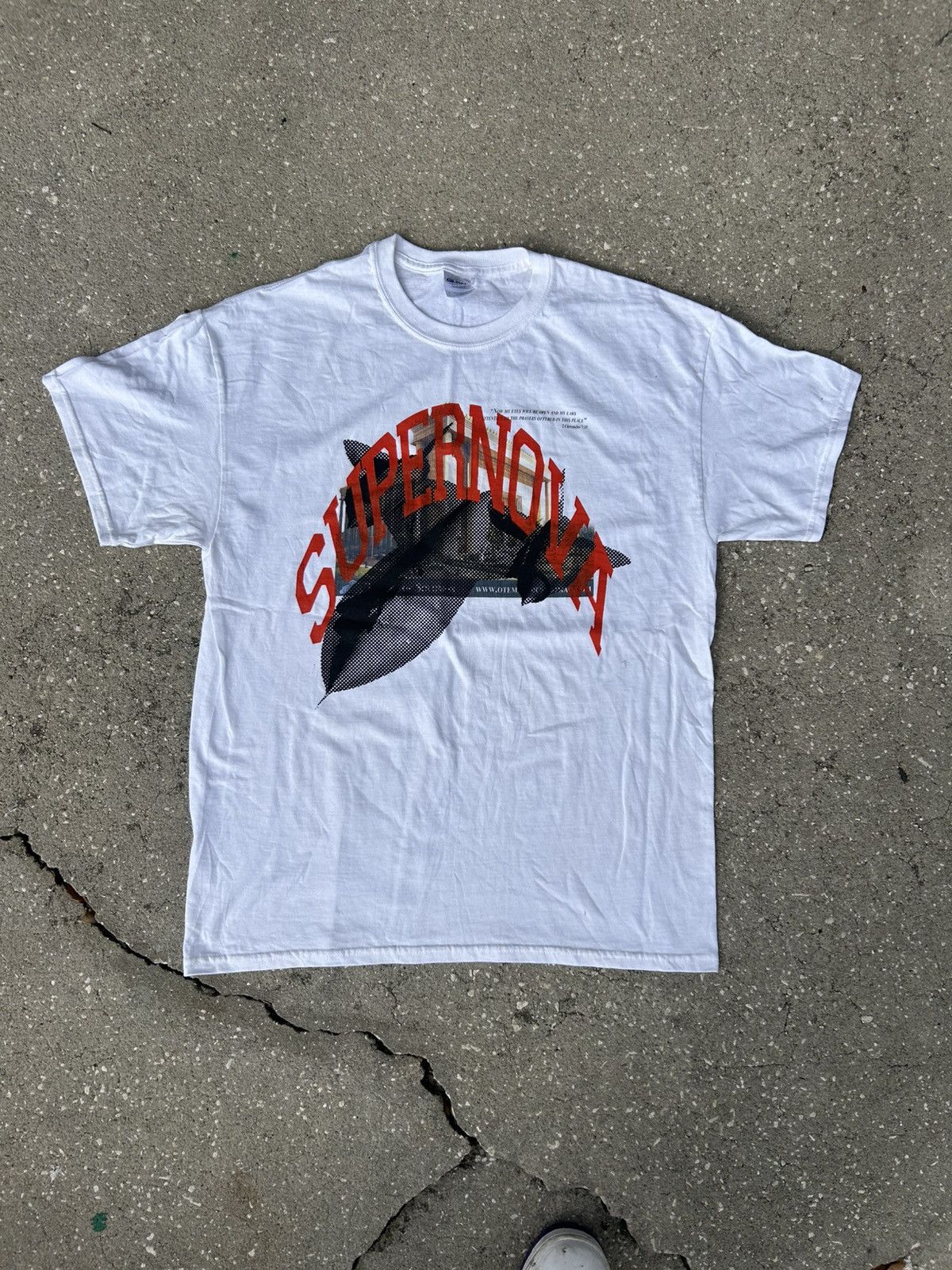 Other 1/1 Your World Supernova sr71 white layered graphic t shirt Size US L / EU 52-54 / 3 - 1 Thumbnail