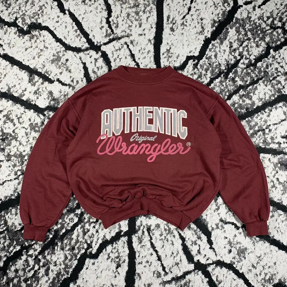 Vintage × Wrangler Vintage 90’s Wrangler Boxy Crewneck Sweatshirt Skate Style Size US M / EU 48-50 / 2 - 1 Thumbnail