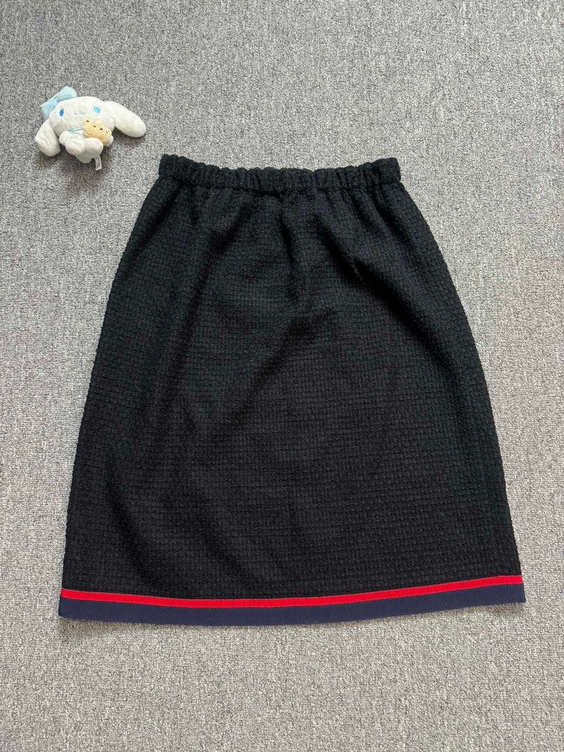 Gucci Gucci Black and red composition small fragrant style long Size 32" / US 10 / IT 46 - 1 Thumbnail