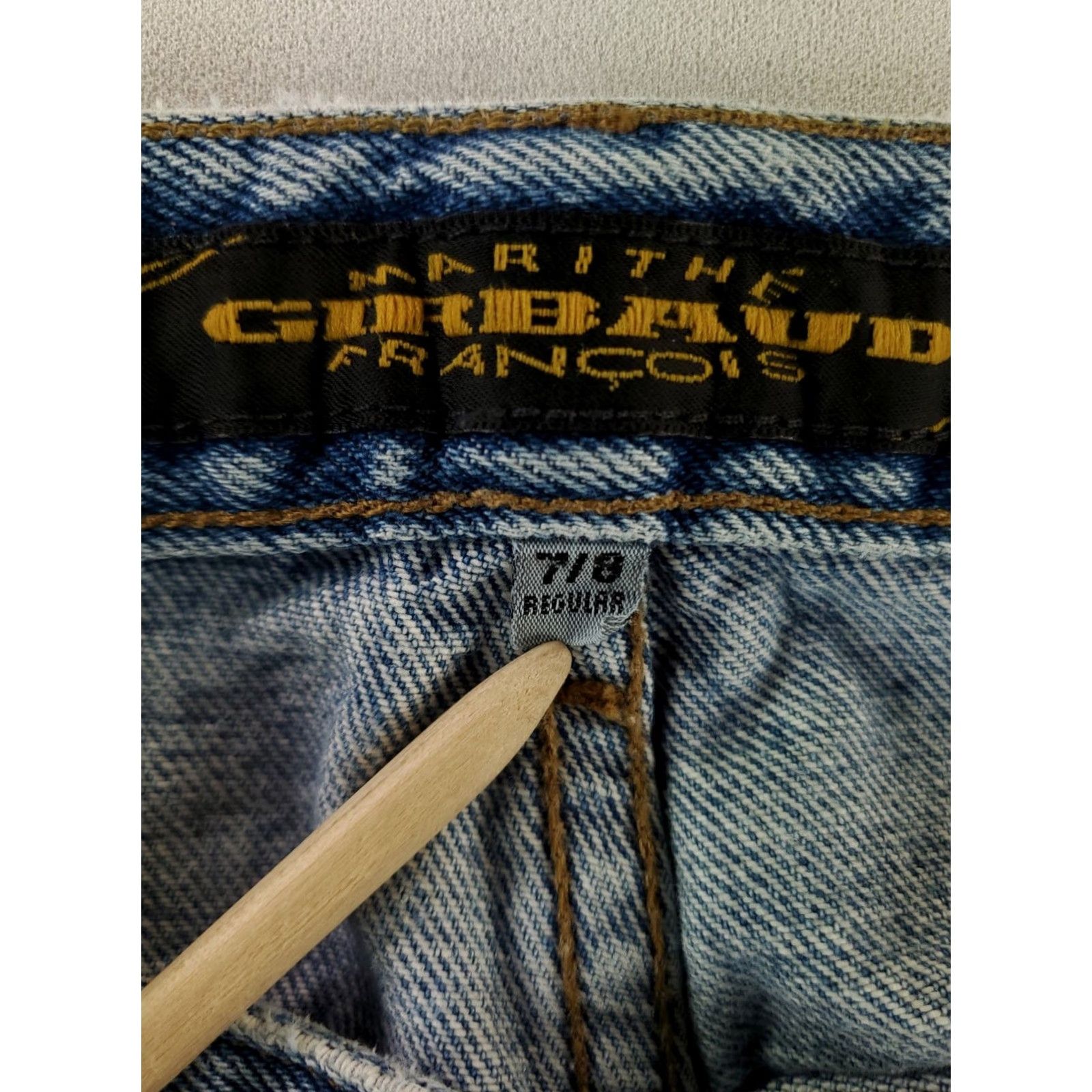 Vintage VINTAGE Girbaud Jeans Tapered 90s Marithe Francois Blue Womens 8 26x29.5 Size 30" / US 8 / IT 44 - 6 Thumbnail