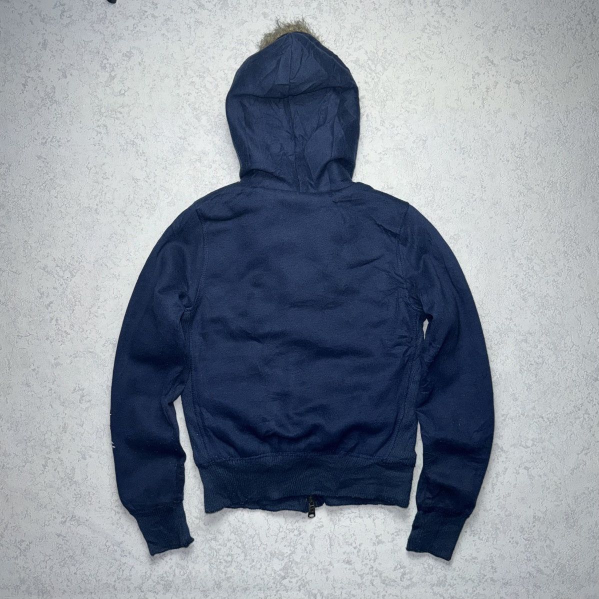 Abercrombie & Fitch Y2K Vintage Abercrombie & Fitch NY Fur Zip Hoodie Size M Size M / US 6-8 / IT 42-44 - 8 Thumbnail