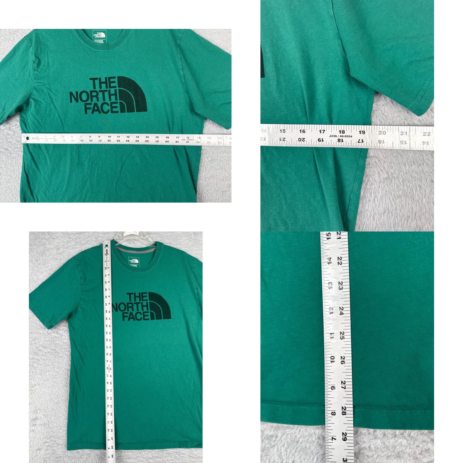 The North Face The North Face Shirt Men M Green Cotton Short Sleeve Crew Neck Classic Fit Logo All Seasons Breathable Mens Size US M / EU 48-50 / 2 - 8 Thumbnail