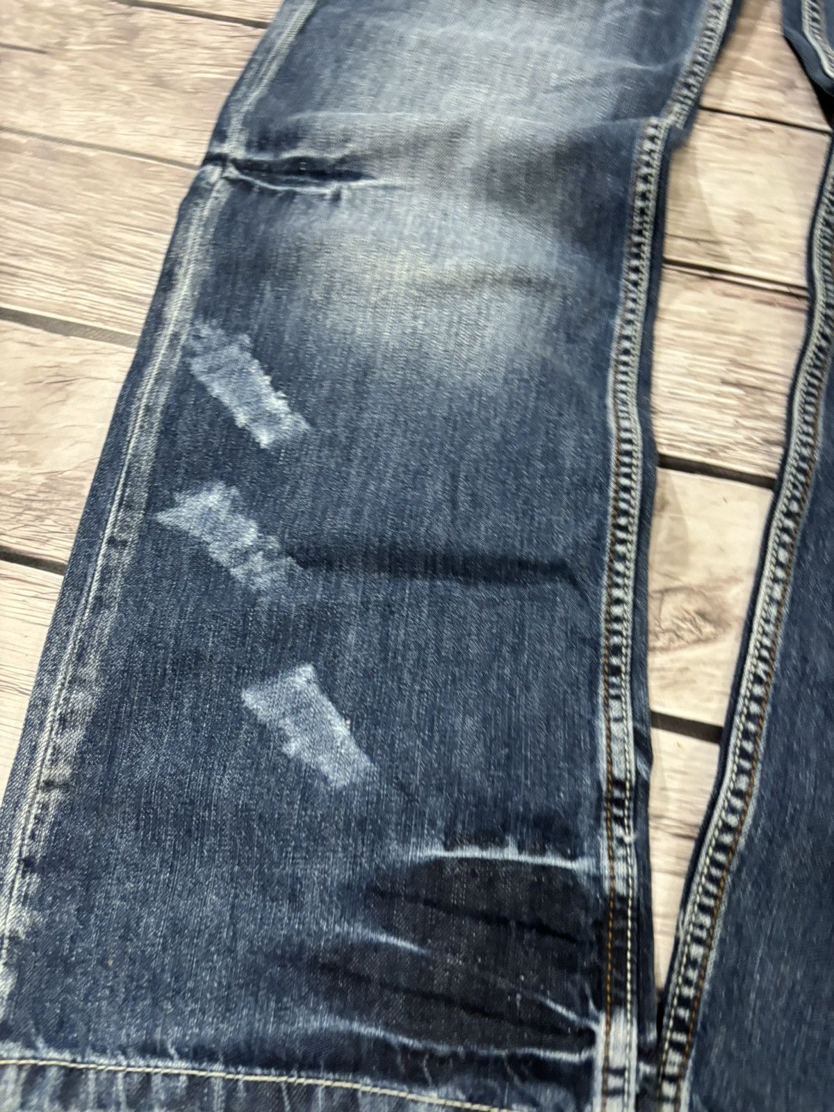 Hysteric Glamour × Japanese Brand 💥 HYSTERIC GLAMOUR BALENCIAGA STYLE JAPANESE JEANS Size US 32 / EU 48 - 3 Thumbnail