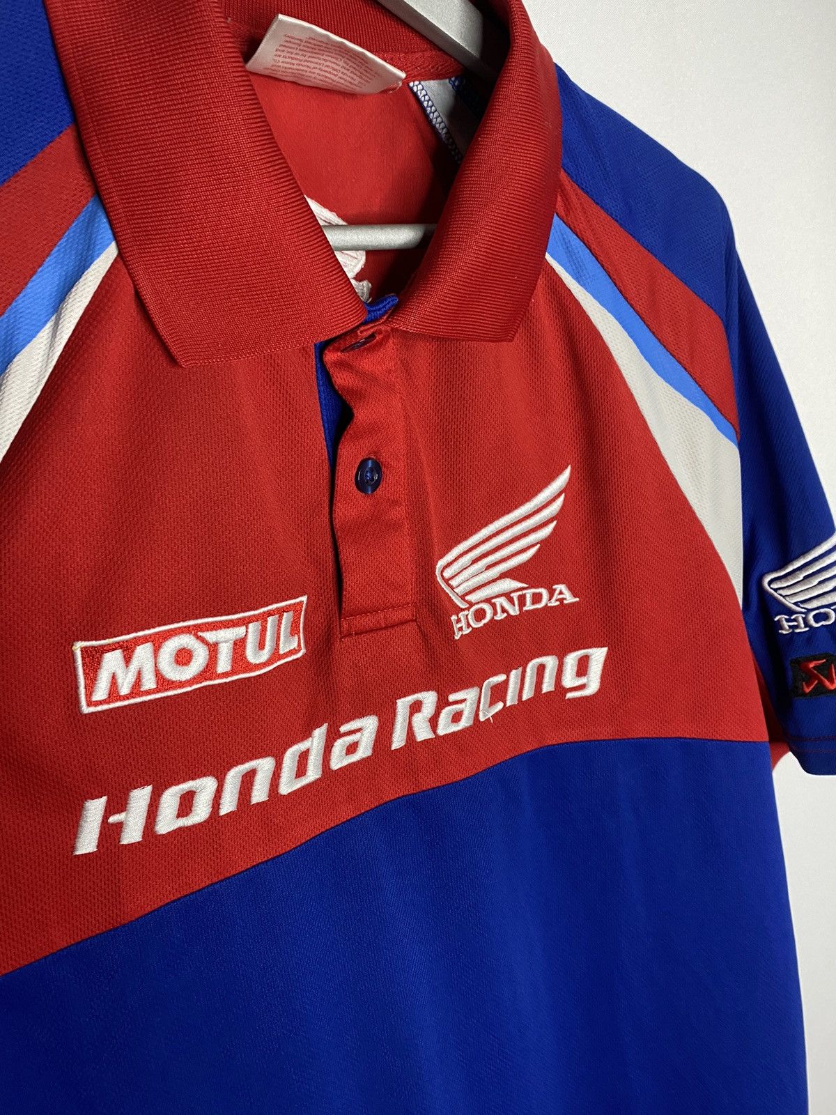 Honda 🏎️Vintage Honda Racing Big Logo Polo Shirt F1 Team🏎️ Size US L / EU 52-54 / 3 - 5 Thumbnail