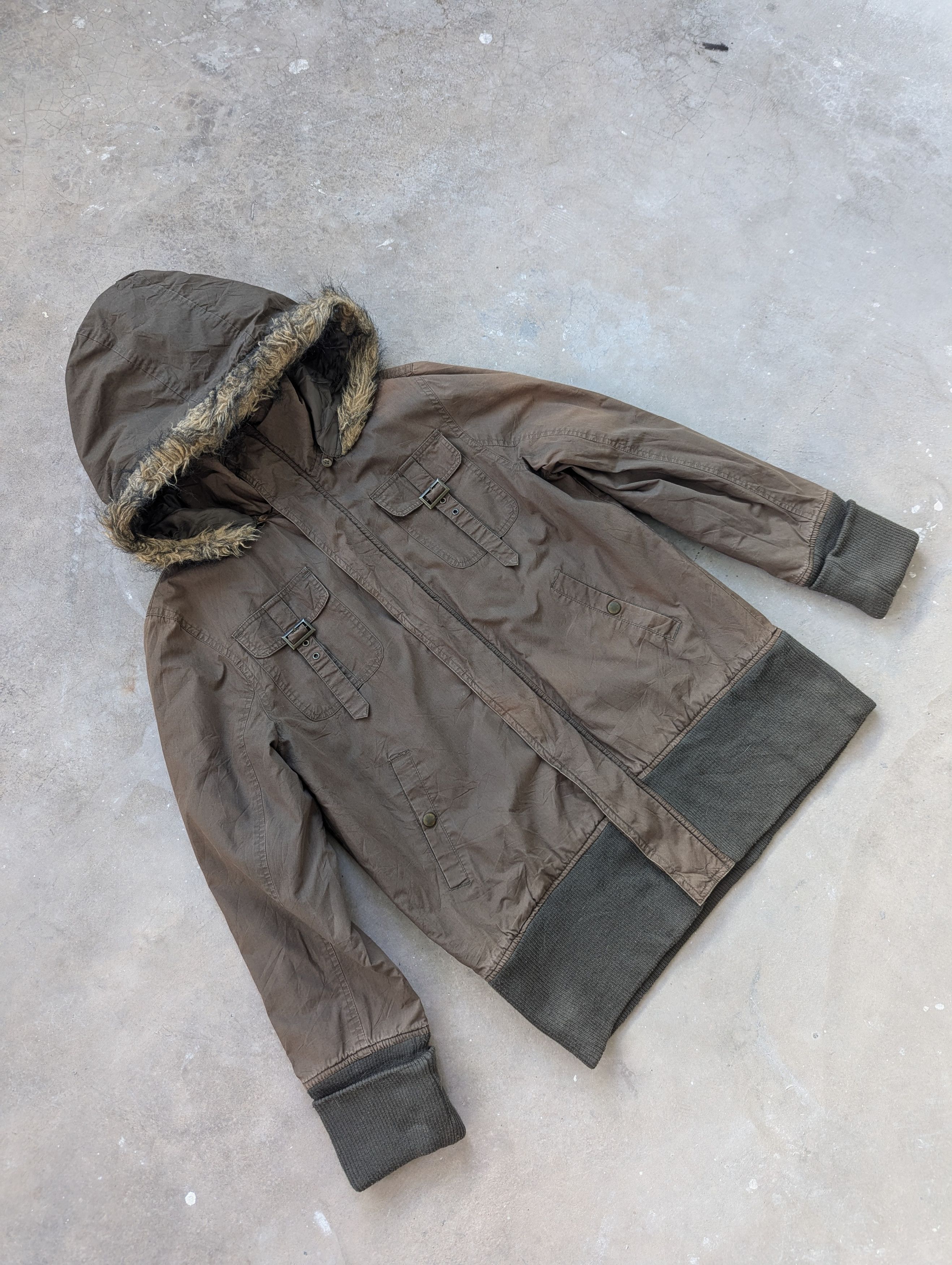 14th Addiction × Japanese Brand × Vintage Vintage Hoodie Jacket Military Style By Caparanka Size M / US 6-8 / IT 42-44 - 3 Thumbnail