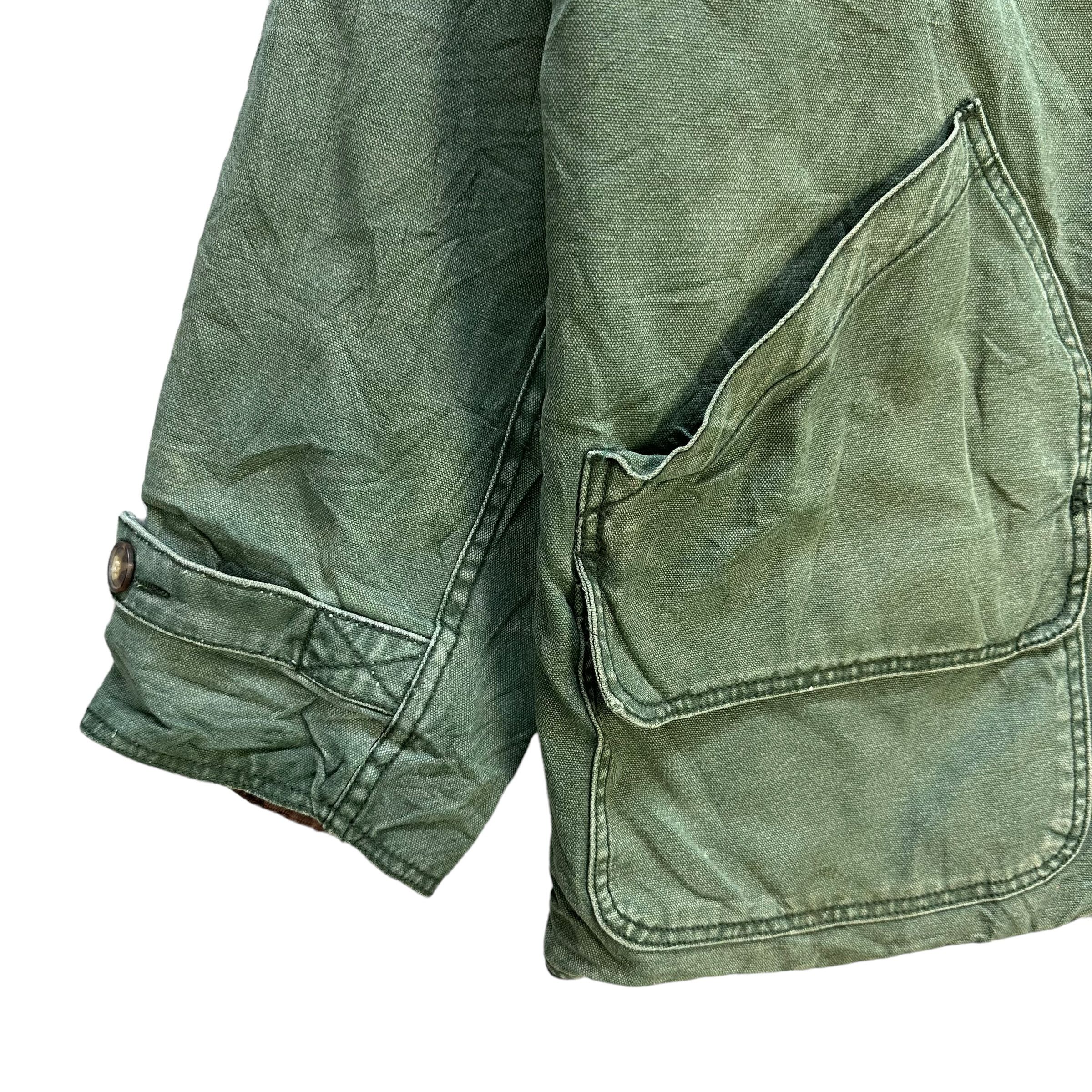 American Eagle Outfitters 90's AMERICAN EAGLE OUTFITTERS Green Sherpa Jacket #A39-0895 Size US L / EU 52-54 / 3 - 5 Thumbnail