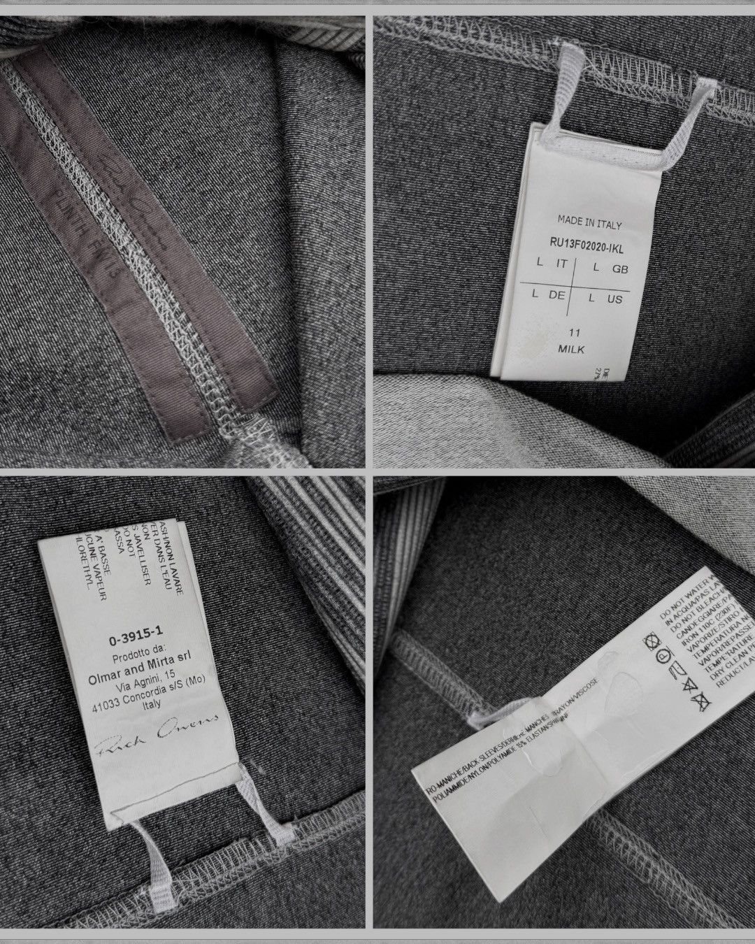 Rick Owens Rare S/S 2013 PLINTH RICK OWENS Men's Designer Longsleeve Size US L / EU 52-54 / 3 - 9 Thumbnail