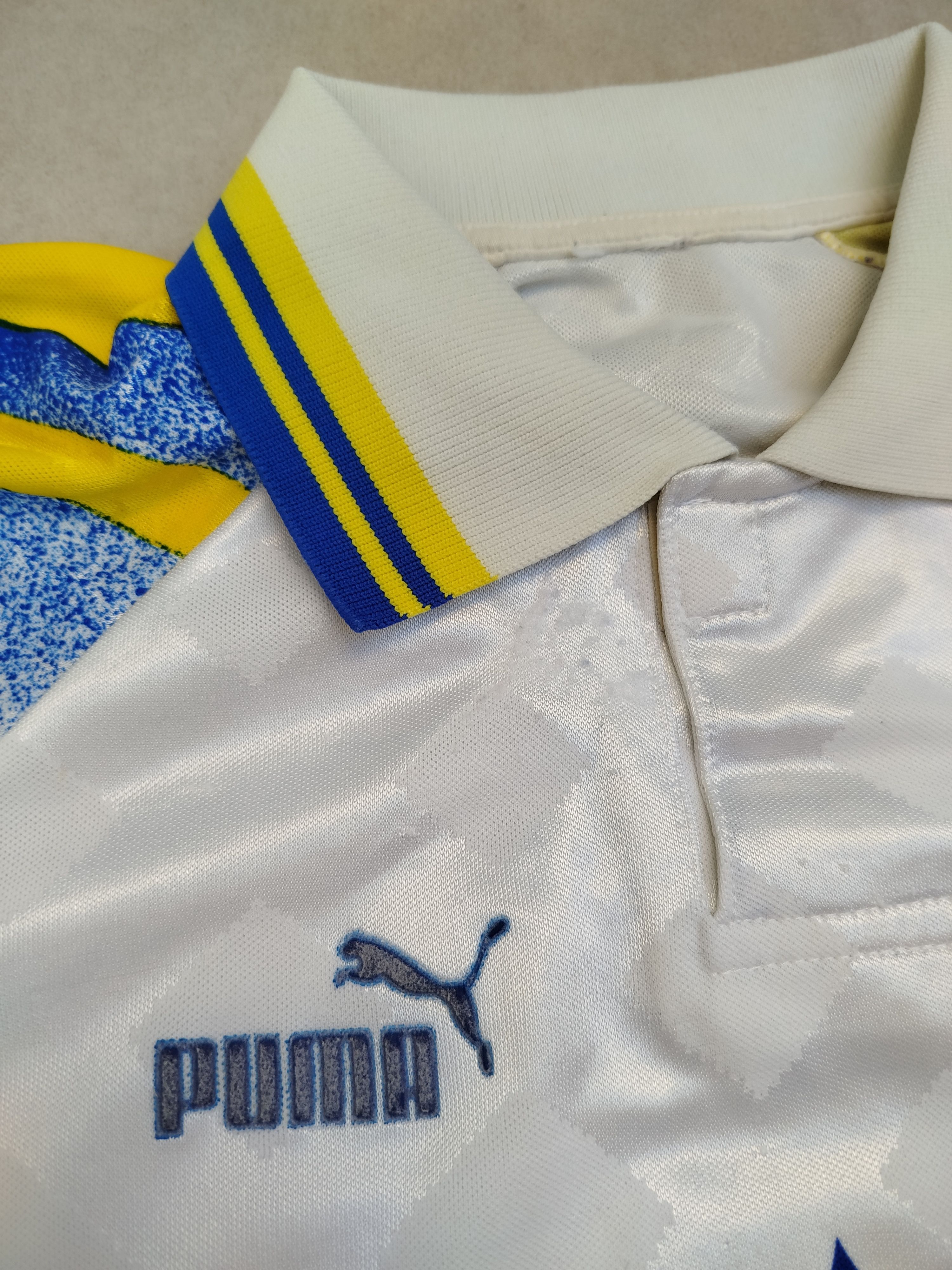 Puma Vintage PUMA PARMA 1995 home soccer jersey Size US XL / EU 56 / 4 - 3 Thumbnail