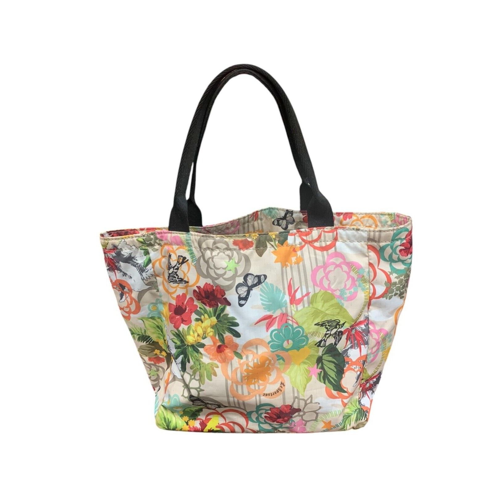 LeSportsac Lesportsac Birds Butterfly Floral Tote Bag Lunch 9in.x14 in. Size ONE SIZE - 7 Thumbnail