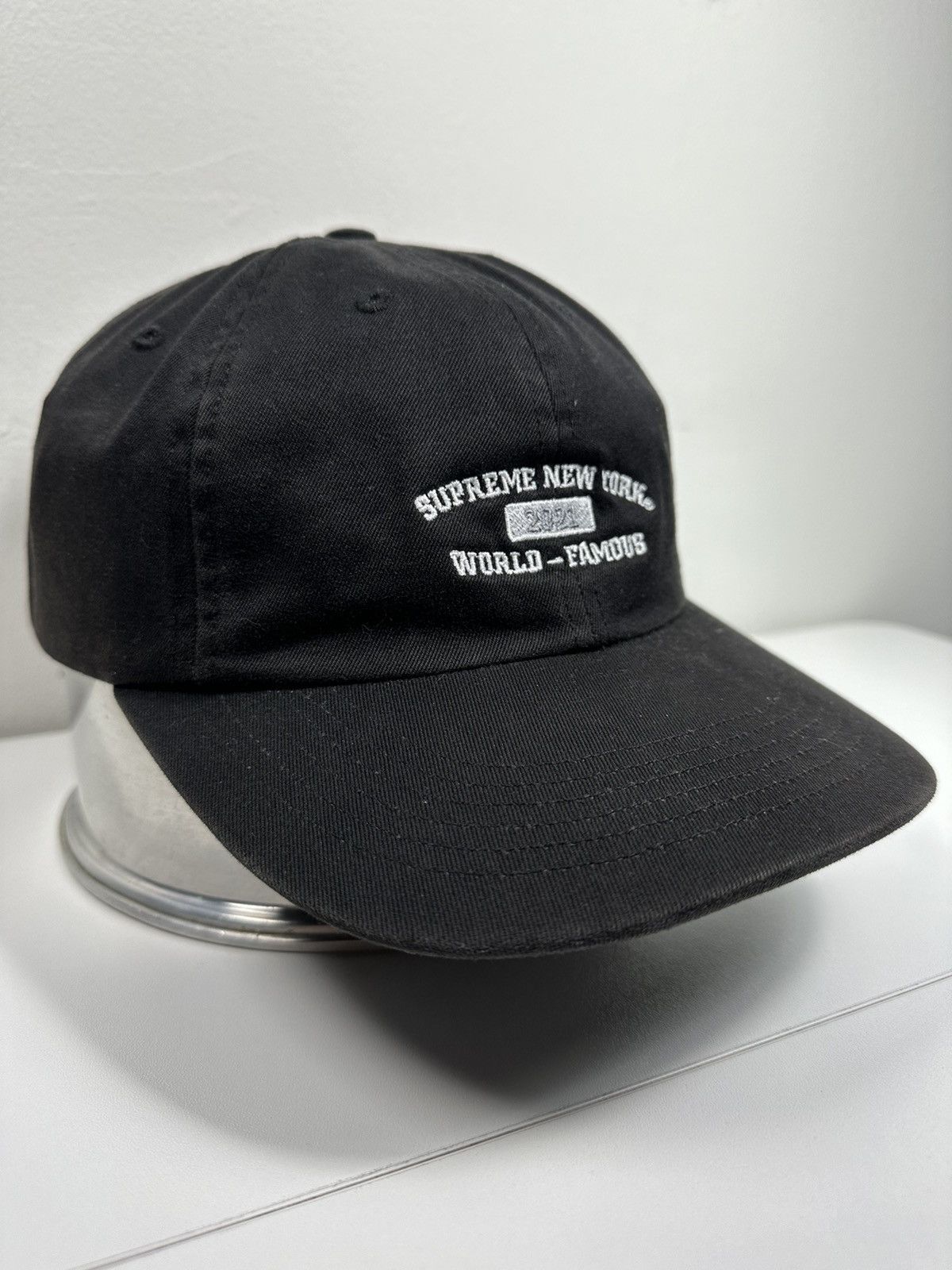 Supreme Supreme World Famous 6-Panel Cap Hat Size ONE SIZE - 3 Thumbnail