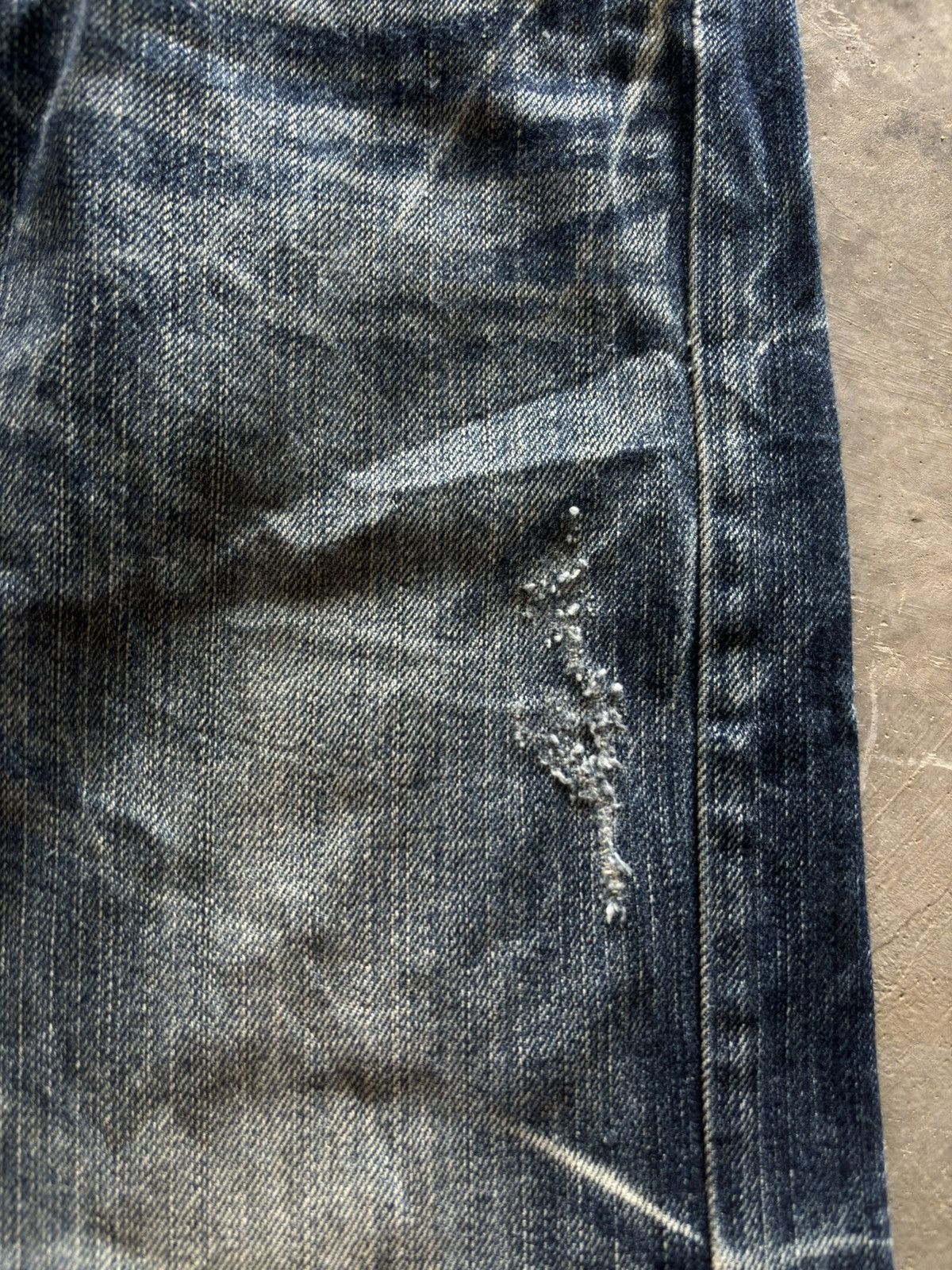 If Six Was Nine RED PEPPER super flare japanese denim washed low rise punk Size US 30 / EU 46 - 13 Thumbnail