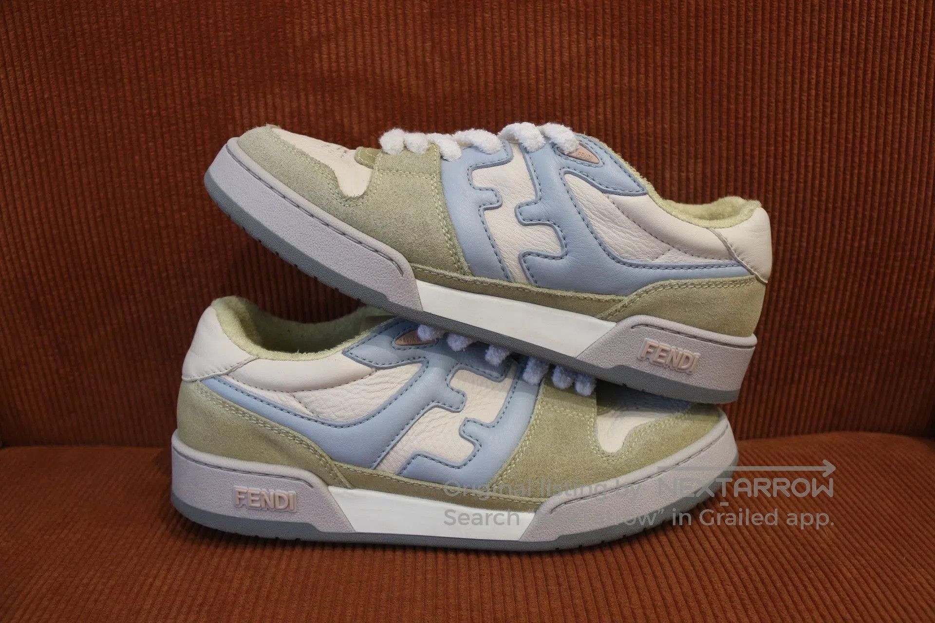 Fendi Fendi Match Suede Low. Size US 6 / IT 36 - 3 Thumbnail