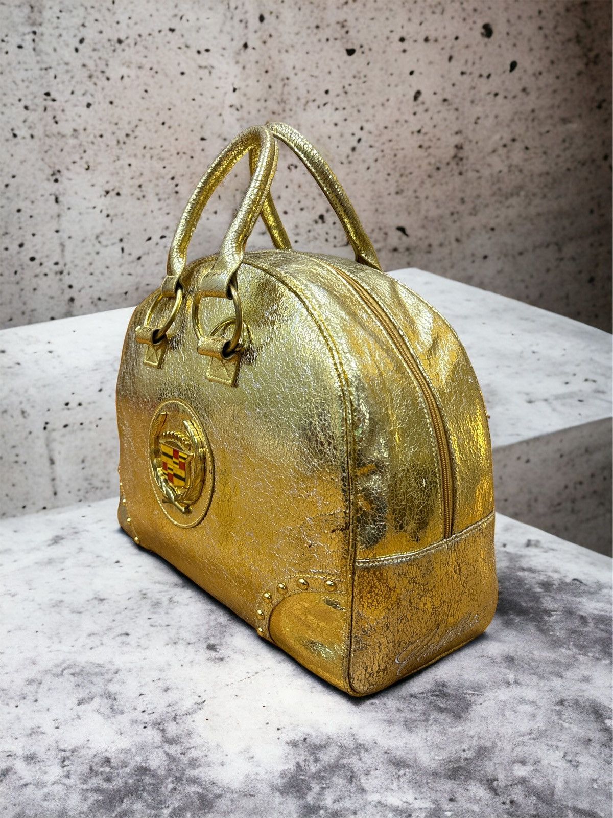 Cadillac VINTAGE FLAKES CRISP GOLD CADILLAC DUFFLE BAG Size ONE SIZE - 2 Thumbnail